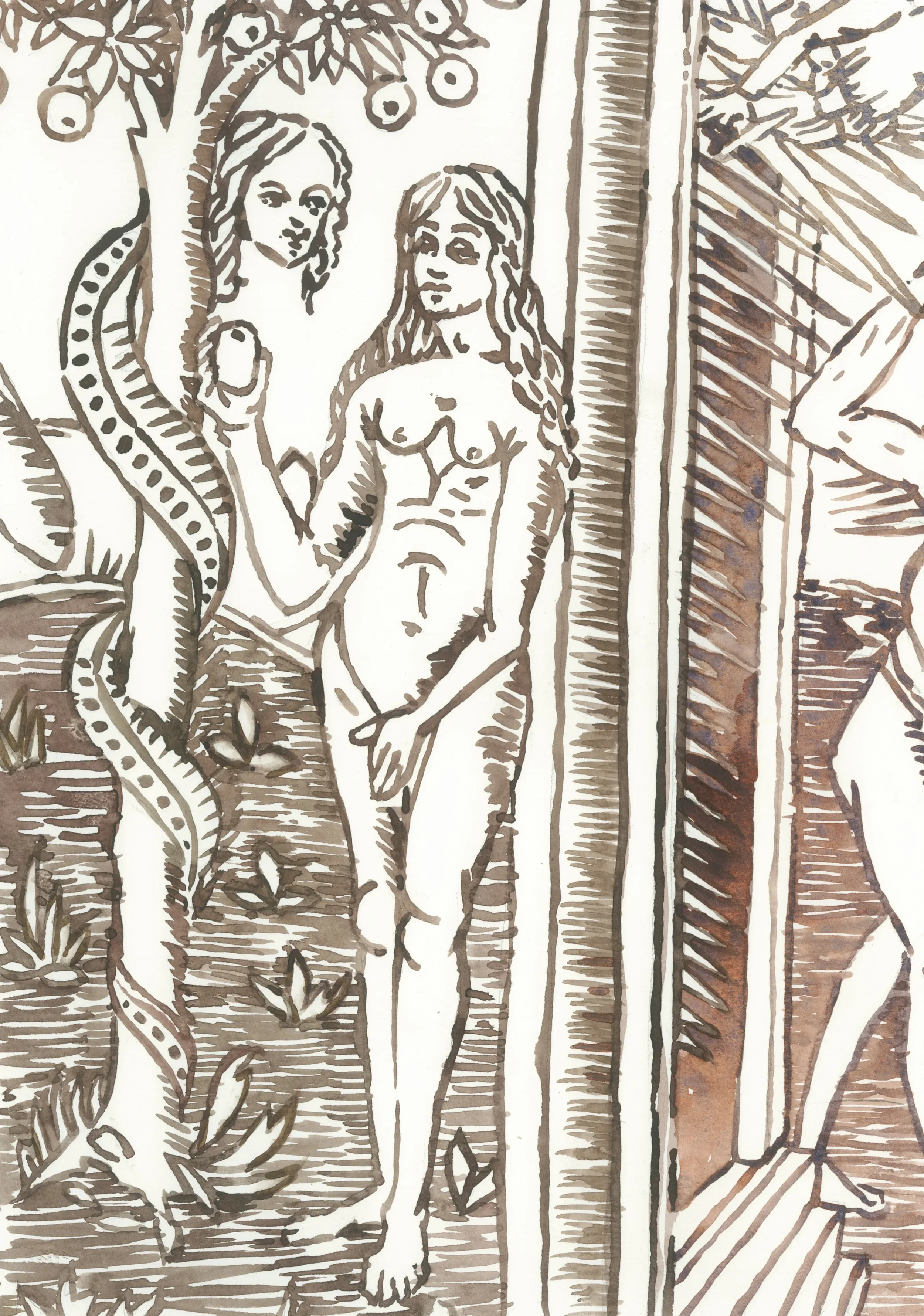 After-Jacopo-Filippo-Foresti-Woodcut-1503-2025-Watercolour-on-Paper-21x29.7cm-Clare-Thackway.webp