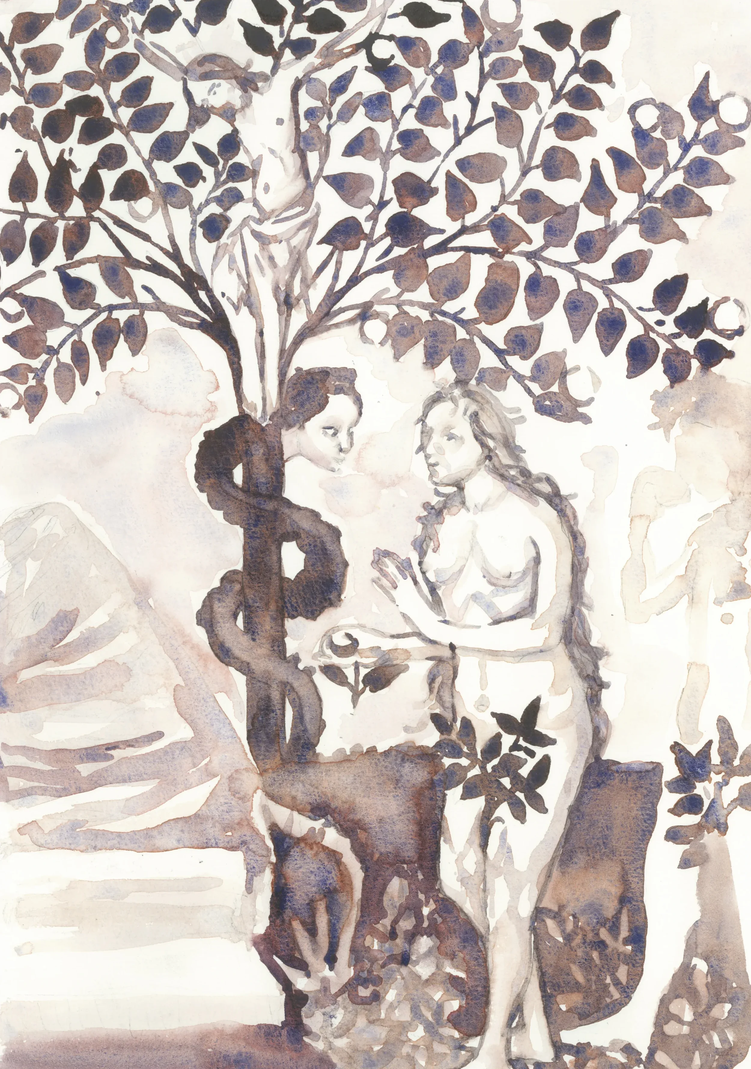 After-Michele-di-Matteo-Dream-of-the-Virgin-1440-2025-Watercolour-on-Paper-21x29.7cm-Clare-Thackway.webp