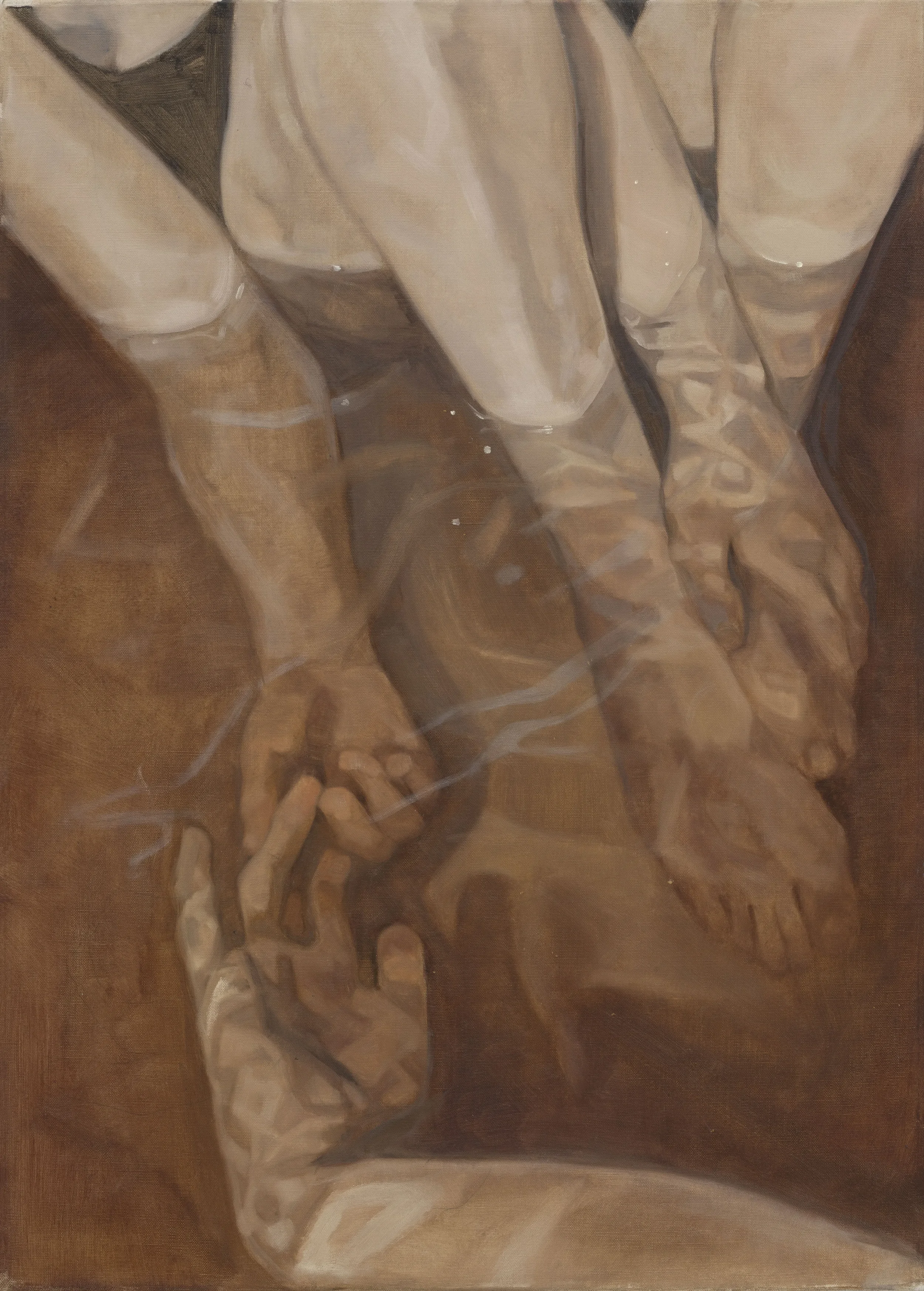 Wade Bathe 2026 Oil on Linen 70x50cm Clare Thackway