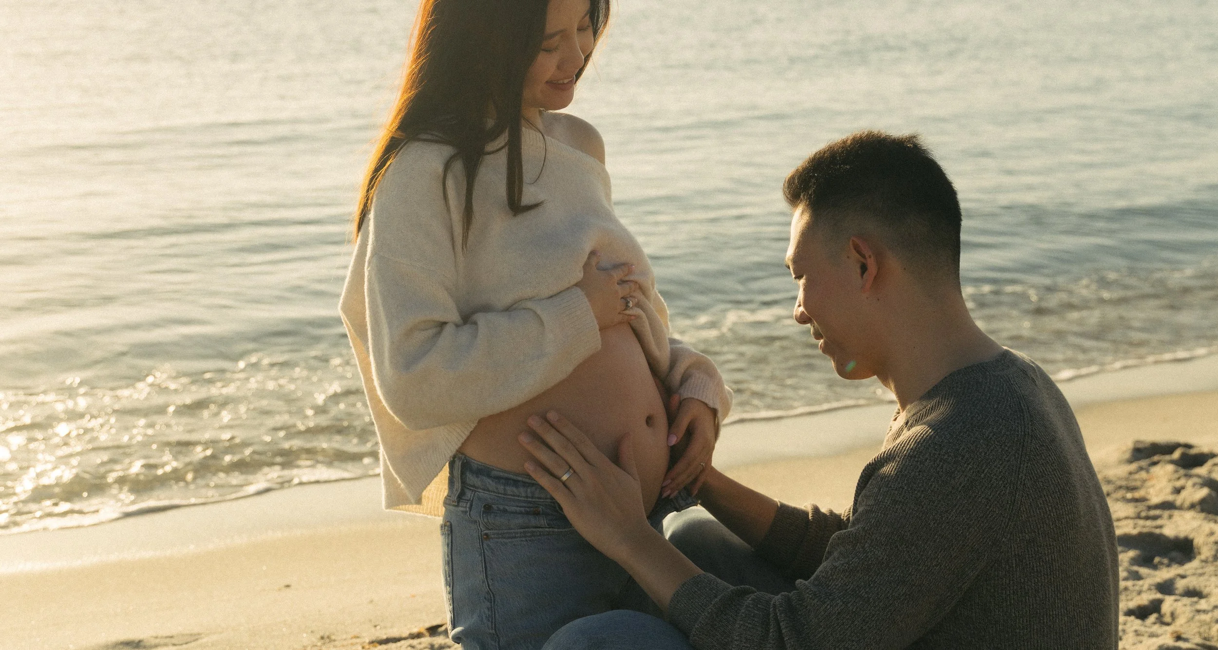 Want a Cinematic Pregnancy Announcement Photo and Video Session in South Florida?