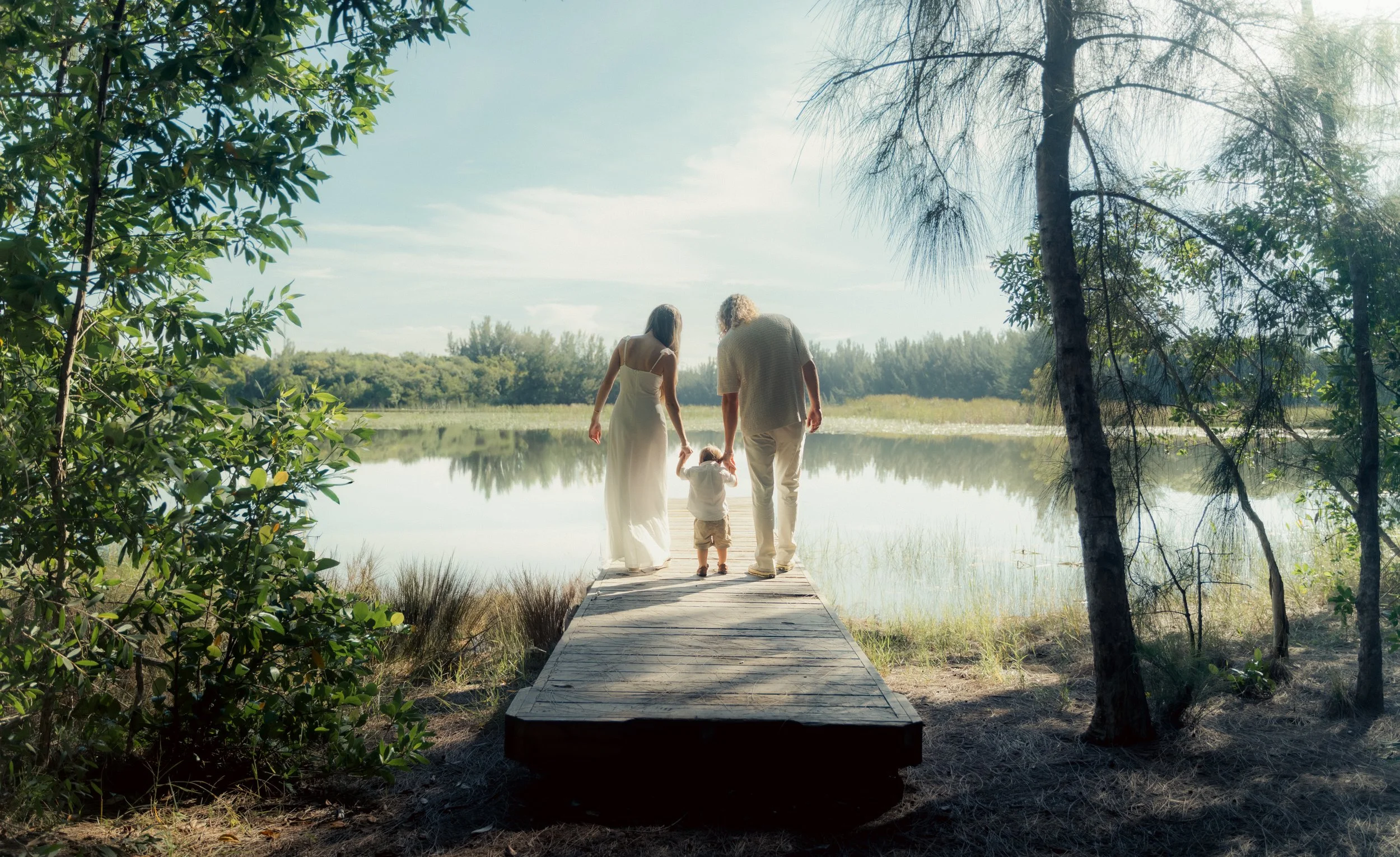 Family portraits at Markham Park in Miami with Stephen Luttinger Photography, natural candid moments