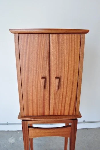 Handmade whiskey cabinet