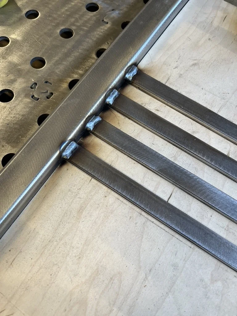 Handmade steel table bases