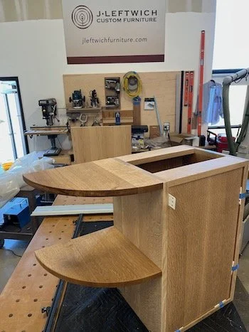 Curved shelves