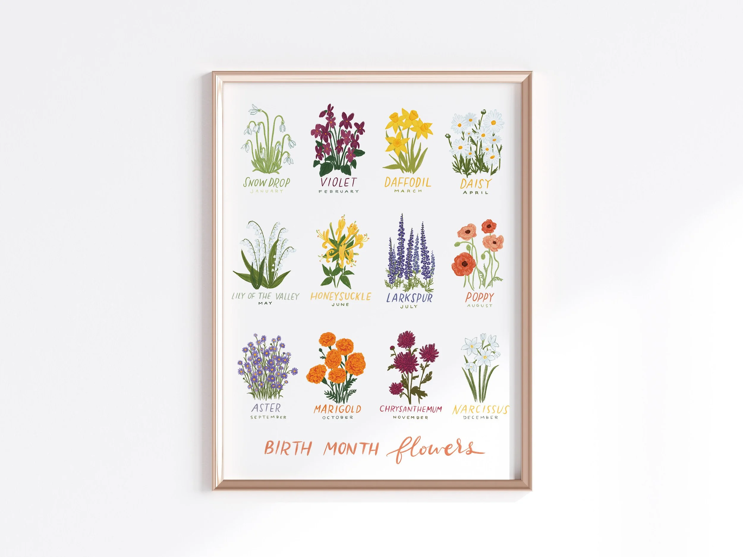 Birth Month Flowers