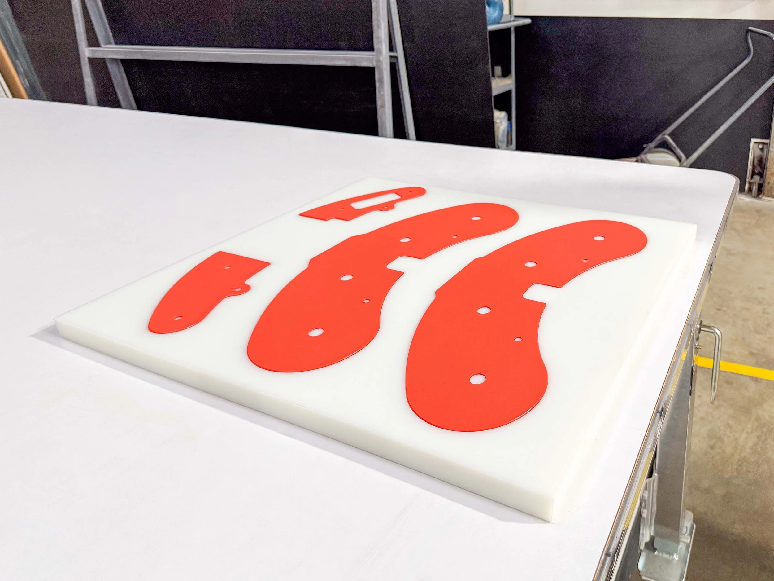 Parts staged for quick, repeatable in-process quality checks tied to critical interfaces.