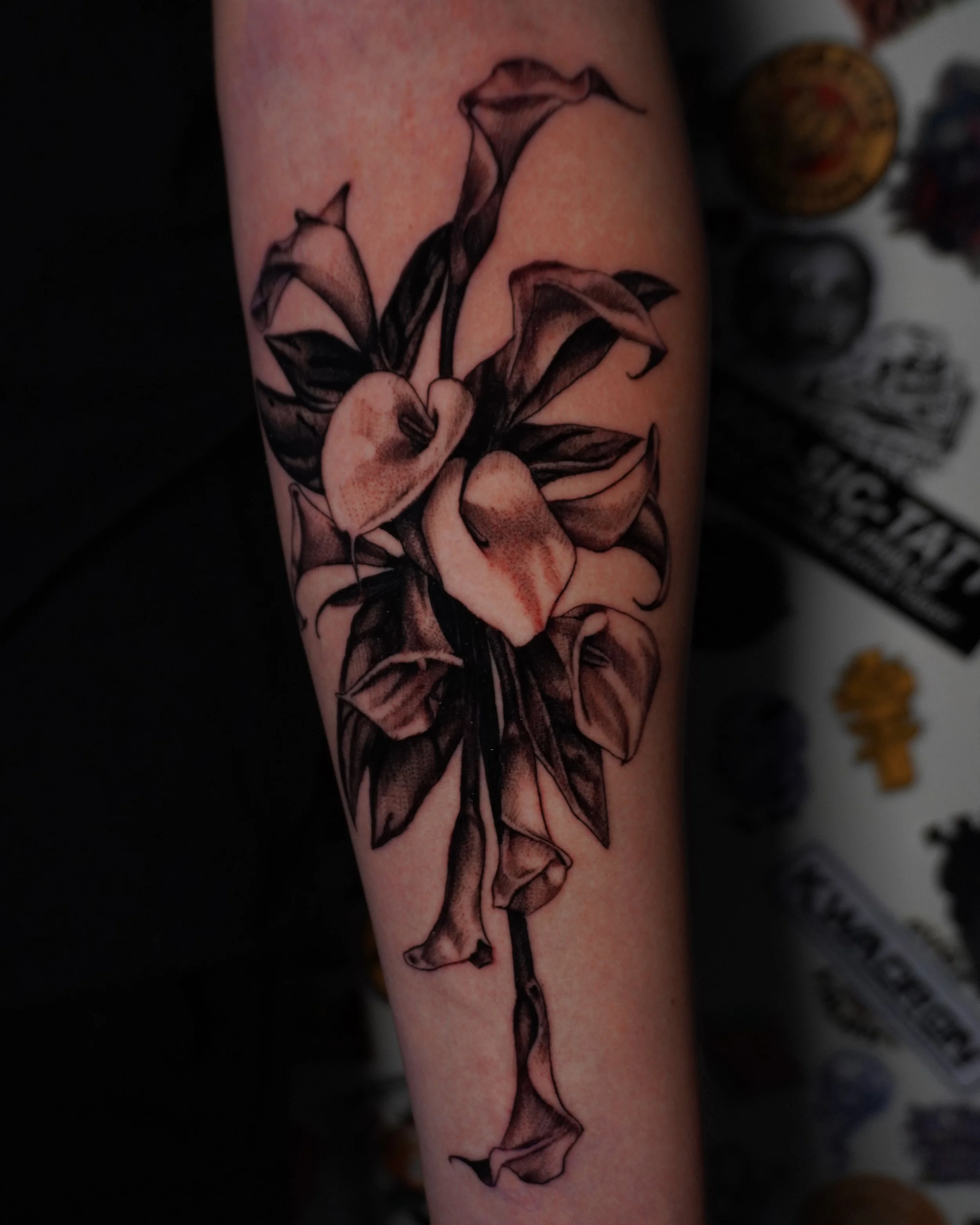 Black and Gray custom tattoo South Philadelphia