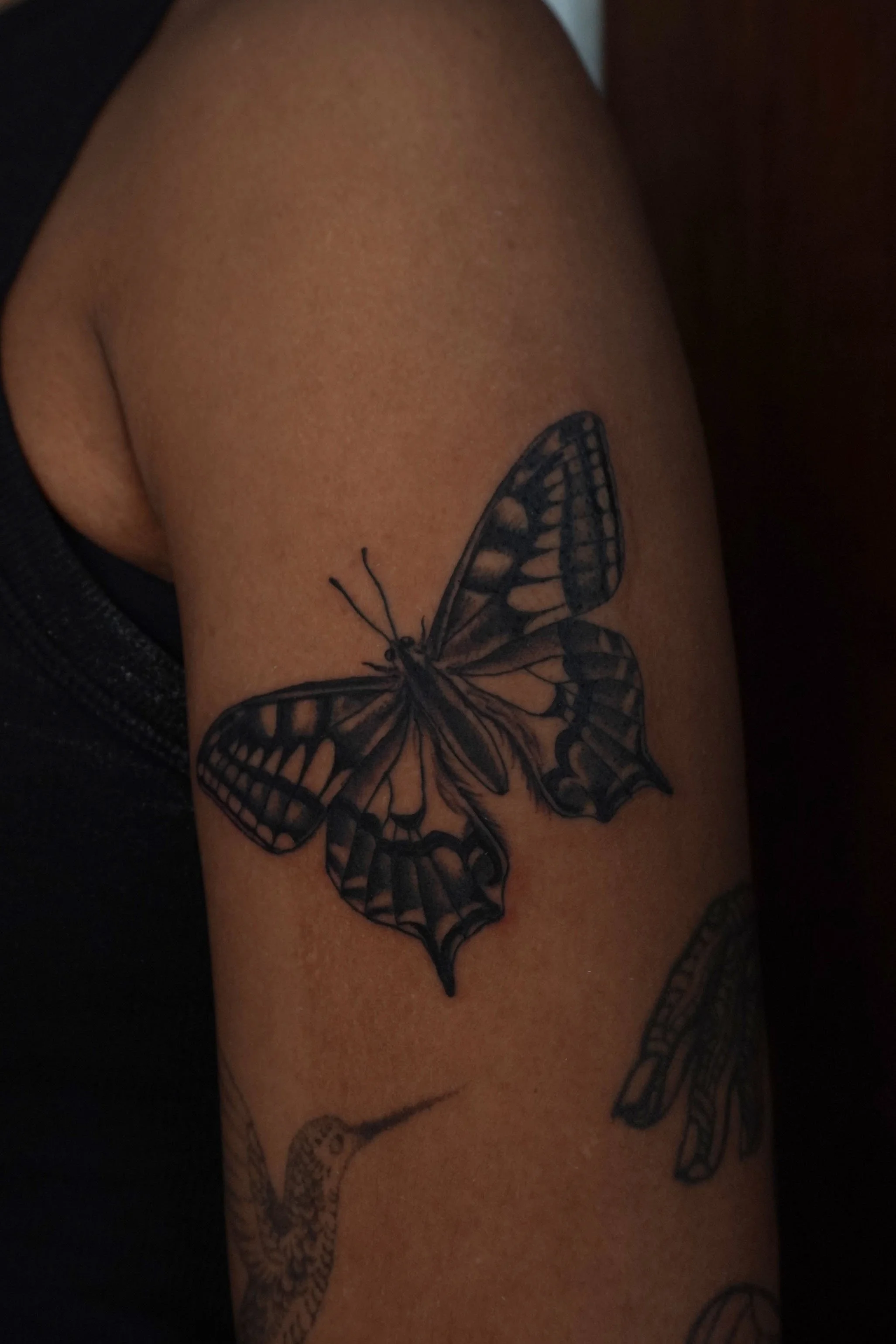 Black and Gray flash tattoo South Philadelphia