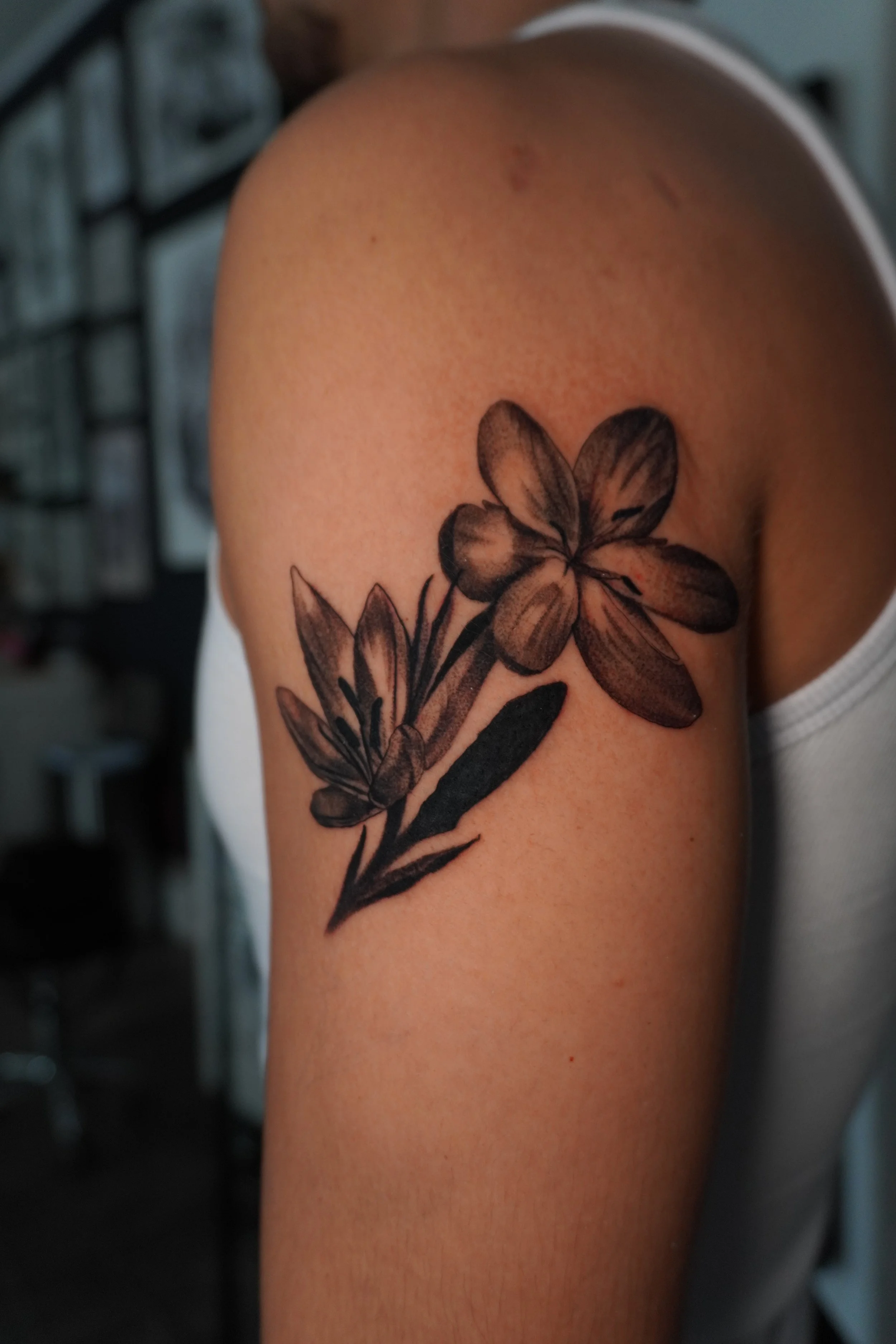 Black and Gray custom tattoo South Philadelphia