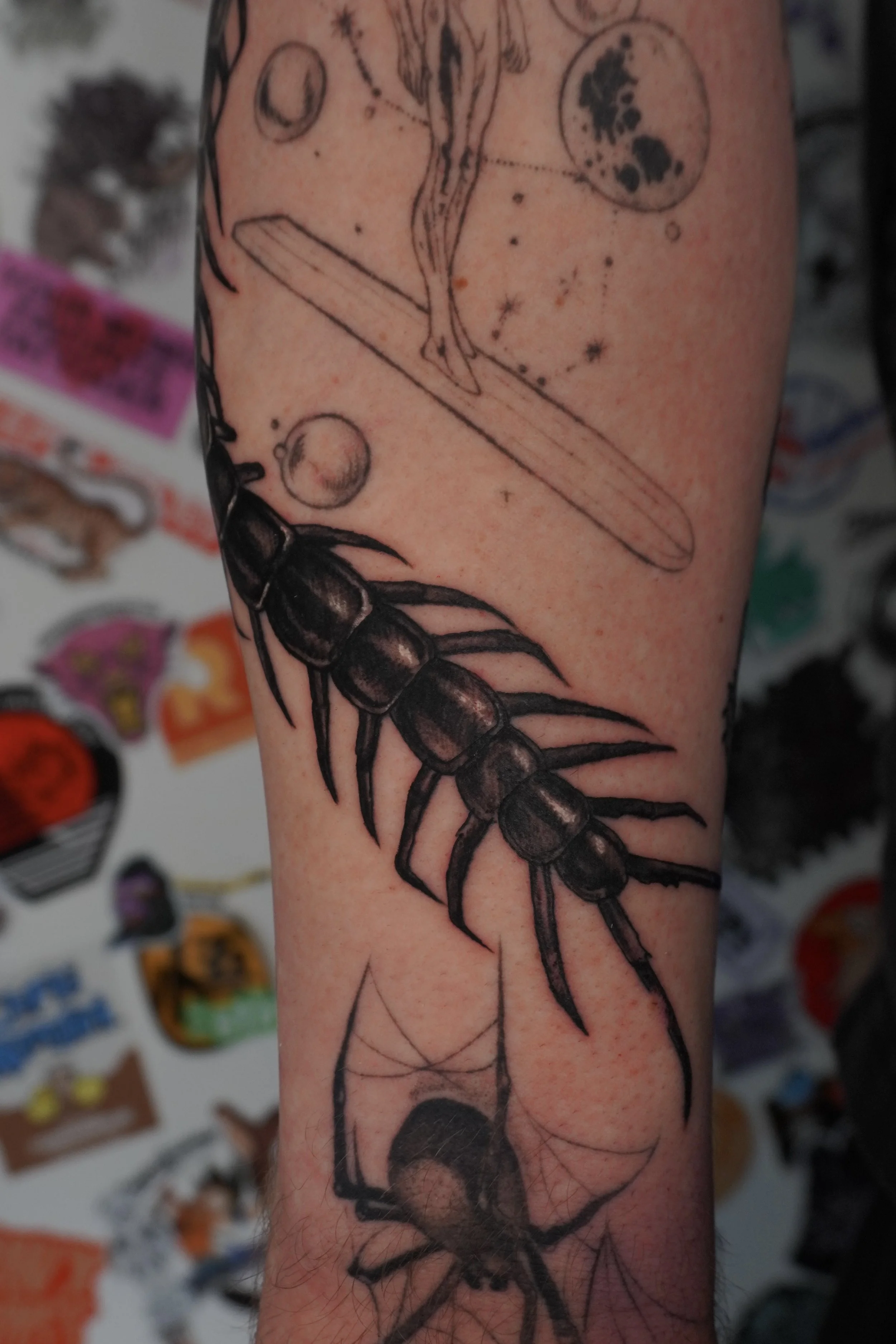 Black and Gray custom tattoo South Philadelphia