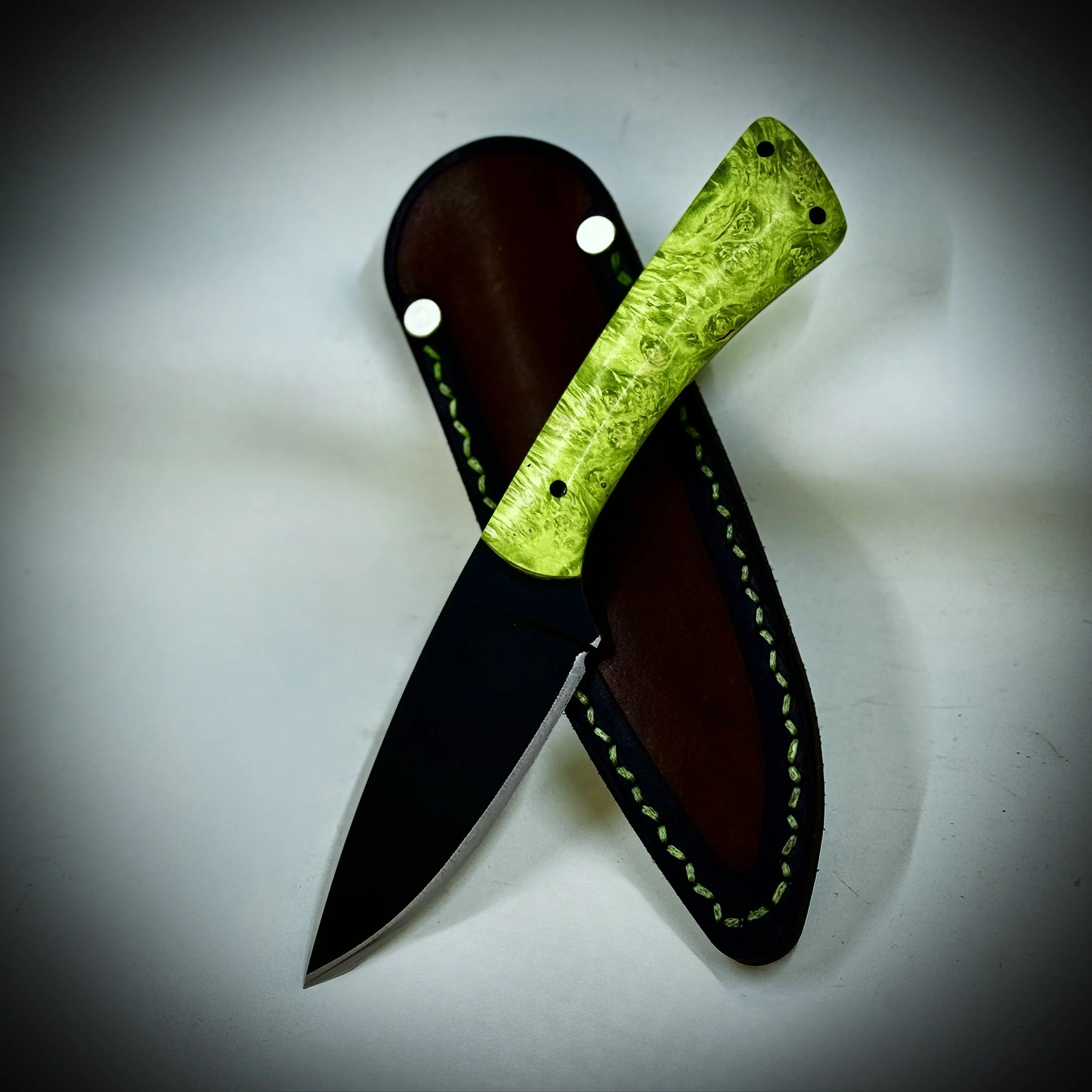 Jaybird ECD in Neon Green Birch Burl
