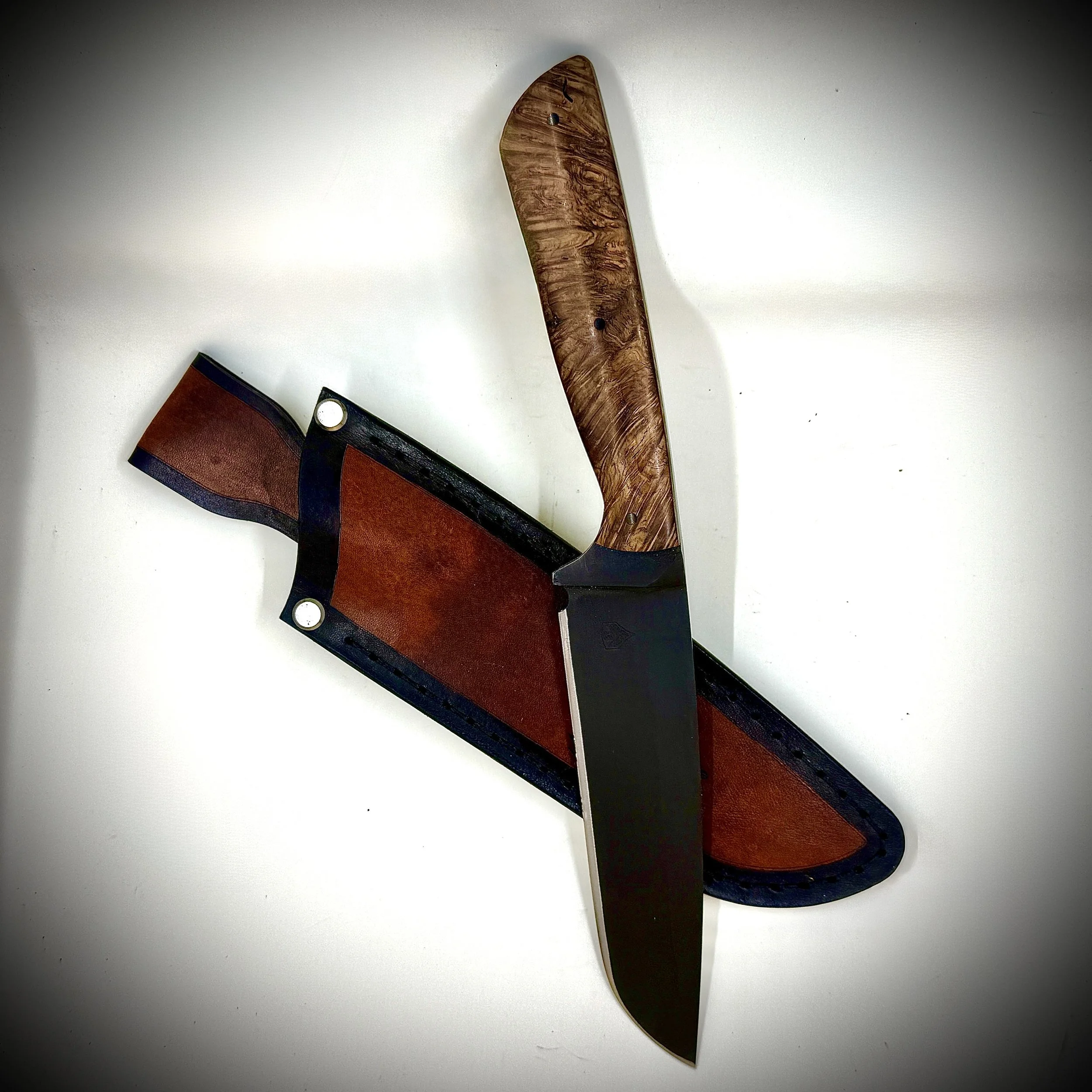 Elk Camp Blade in Maple Burl