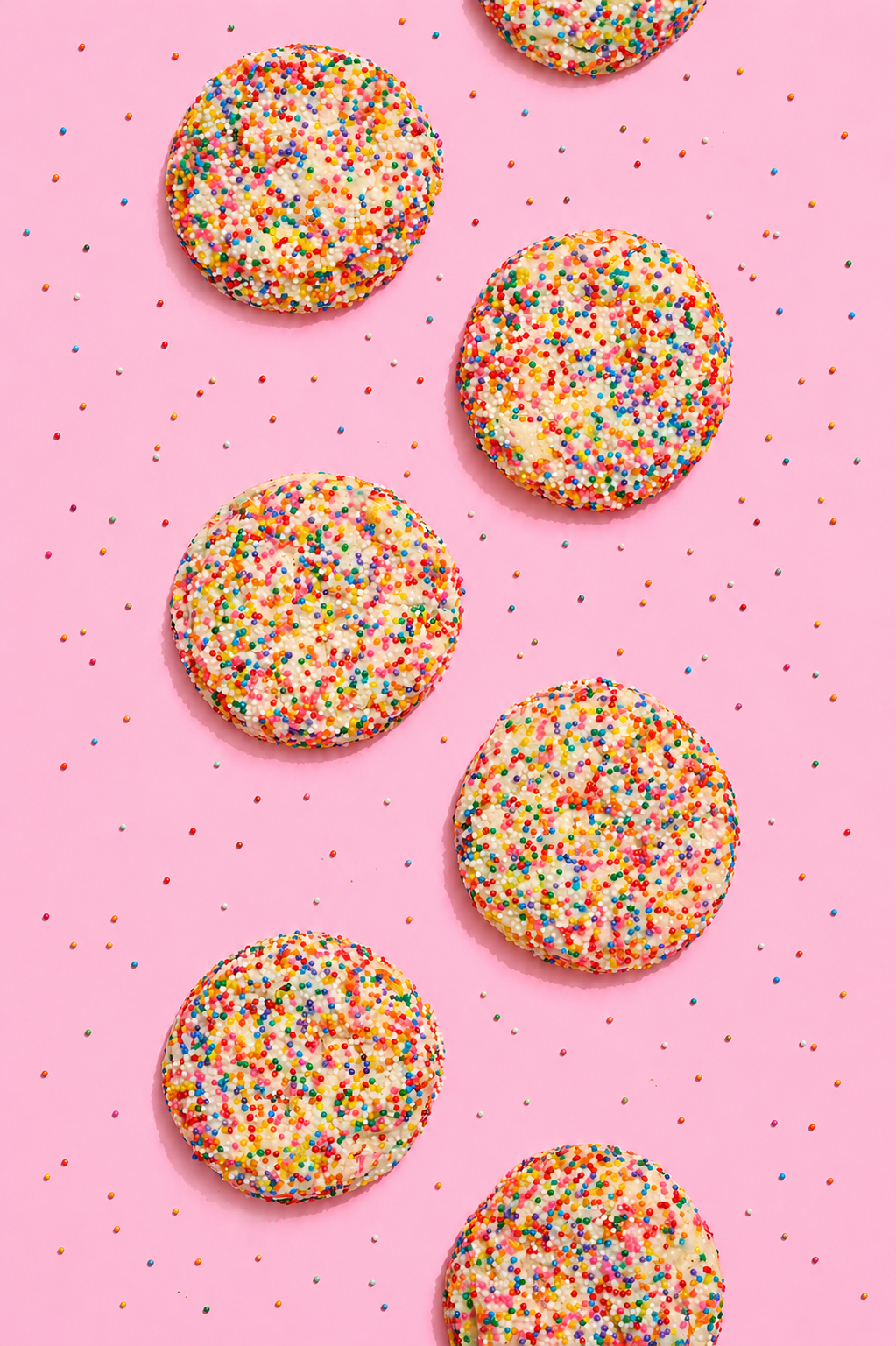 rainbow sugar cookies
