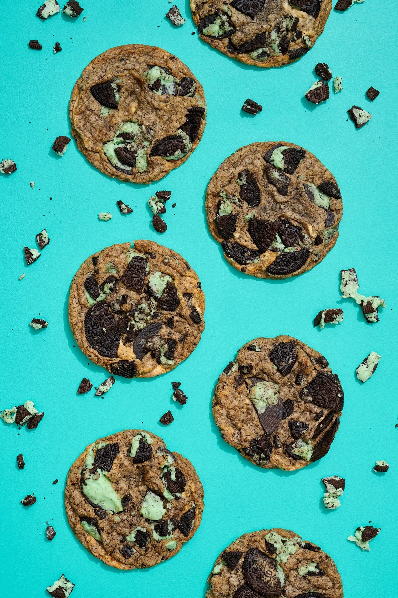 mint chocolate cookies