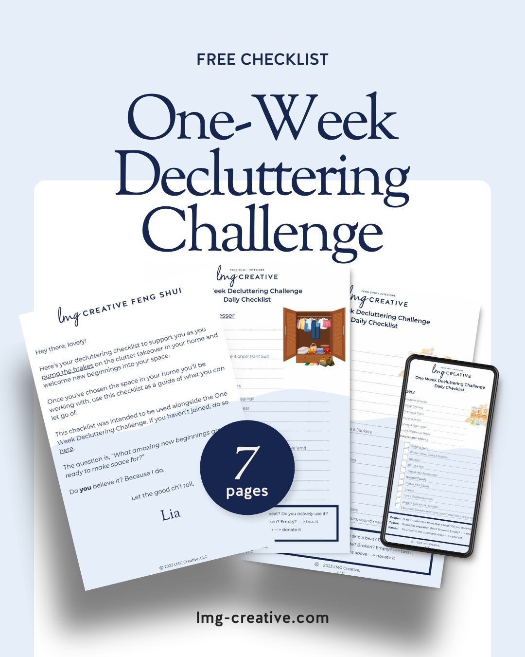 It's time for a spring 🌼 sprucer upper 🧹 (yep, it's totally a thing!). 

Join my free One Week Decluttering Challenge to get your toosh in gear, girl!  That's 7 days of small, action steps towards your #clutterfreeeverything dream.

Plus, you'll ge