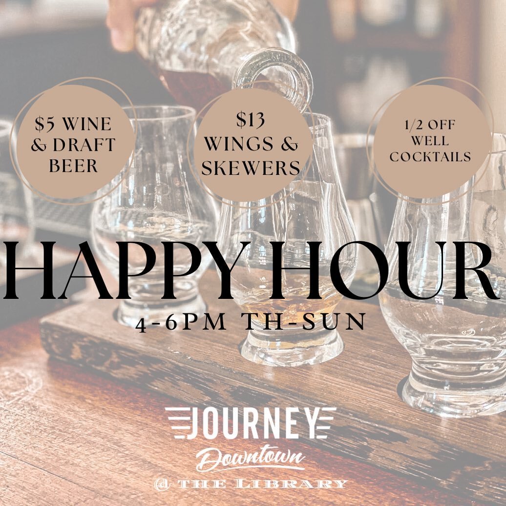 If you missed the news, Happy Hour starts at 4pm at The Library and One Lake! Enjoy all your favorites for less! 

It&rsquo;s a beautiful day to enjoy our outside seating, too! 🍷