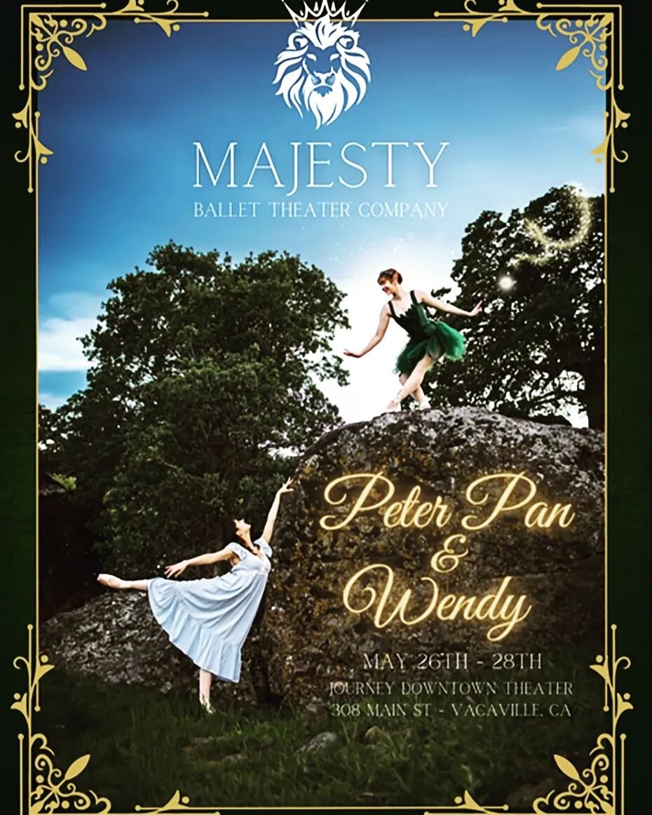 Attention all ballet lovers! 🩰✨ Don't miss out on the magical performance of Peter Pan and Wendy by the Majesty Ballet Theatre! Join us from May 26th to May 28th and experience the enchanting world of Neverland come to life through our talented danc