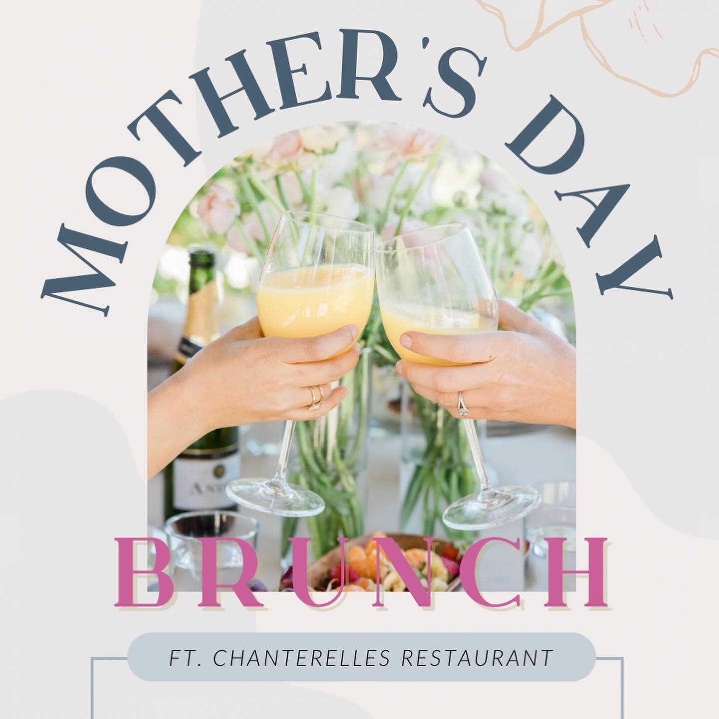 Brunch w/ Mom at The Library this Mother&rsquo;s Day. 💐 🥂 🍽️ 

@chanterelle_american will be offering a beautiful all-you-can-eat brunch, buffet style on the beautiful patio at The Library 11am-5pm!

carving station. mimosas. &amp; more. 

Enjoy a