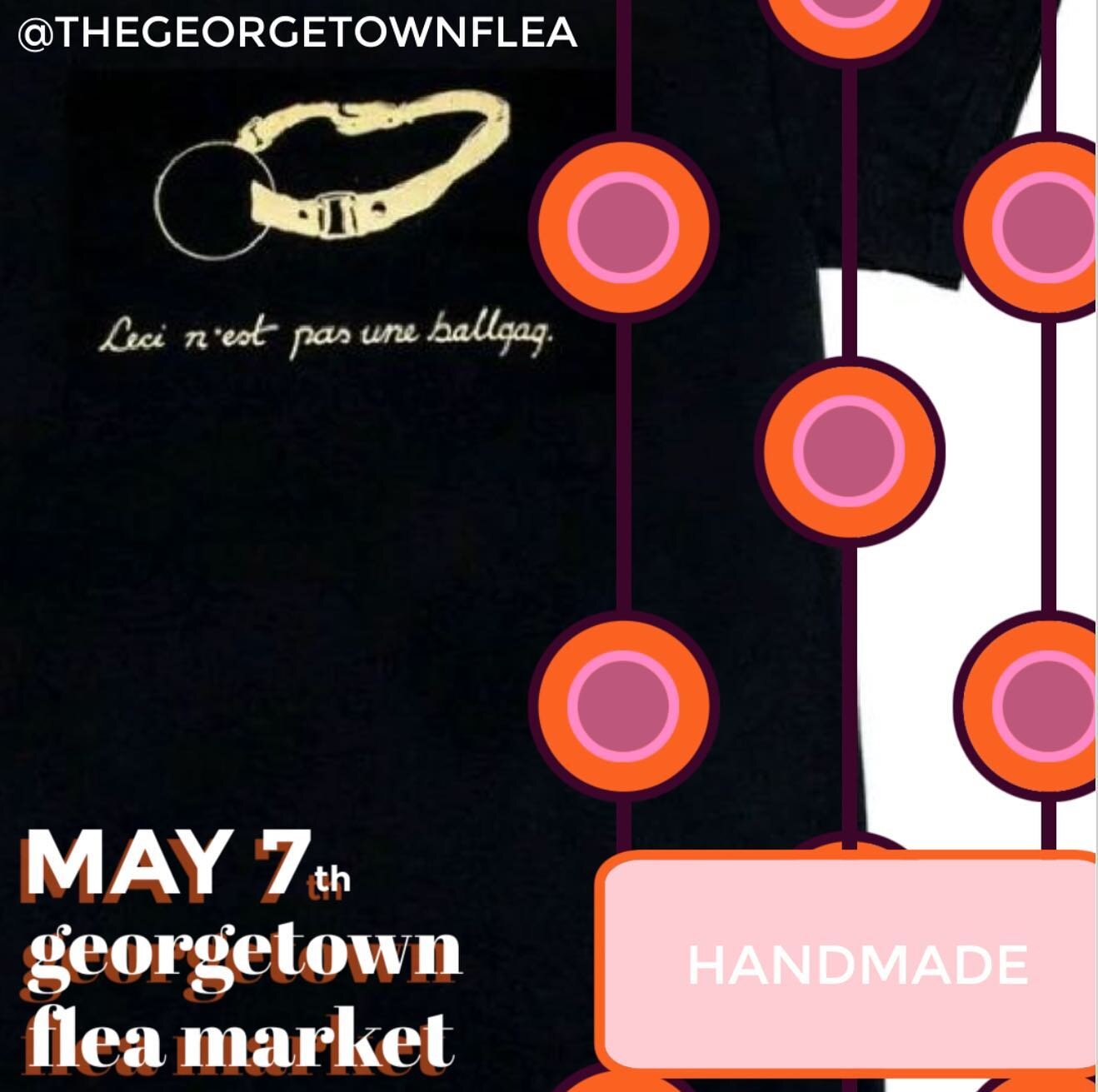 From concept to completion, these vendors know a thing or two about all things handmade. Their minds are ever whirring, and the things they create are beyond impressive. Come meet them (and more!) this Saturday, May 7th in Georgetown. TWO lots of ven