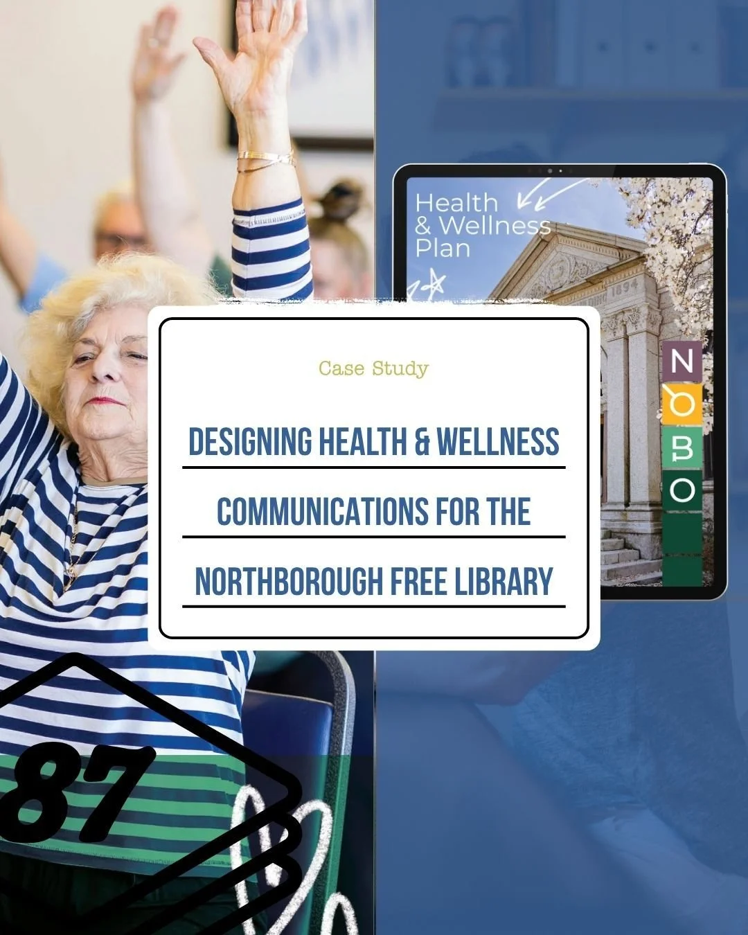 Strategic plans don't have to be boring. If they are, No. One. Will. Read. Them.

When Northborough Free Library asked Studio Eighty Seven to design its Health &amp; Wellness Plan, the challenge wasn't simply making it look good. It was making a lot 