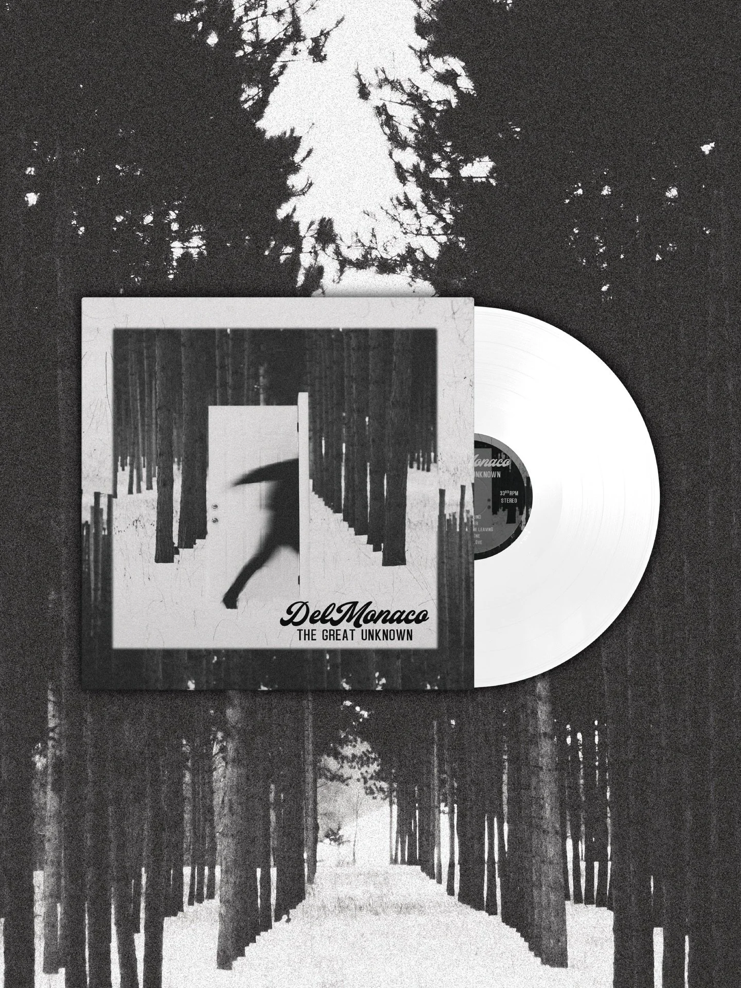 I grew up playing in bands and was fascinated with album art, so getting to work on and design records has a special place in my heart. Back in 2020, Ryan trusted me to create the full gatefold artwork and photography for his first DelMonaco vinyl. W