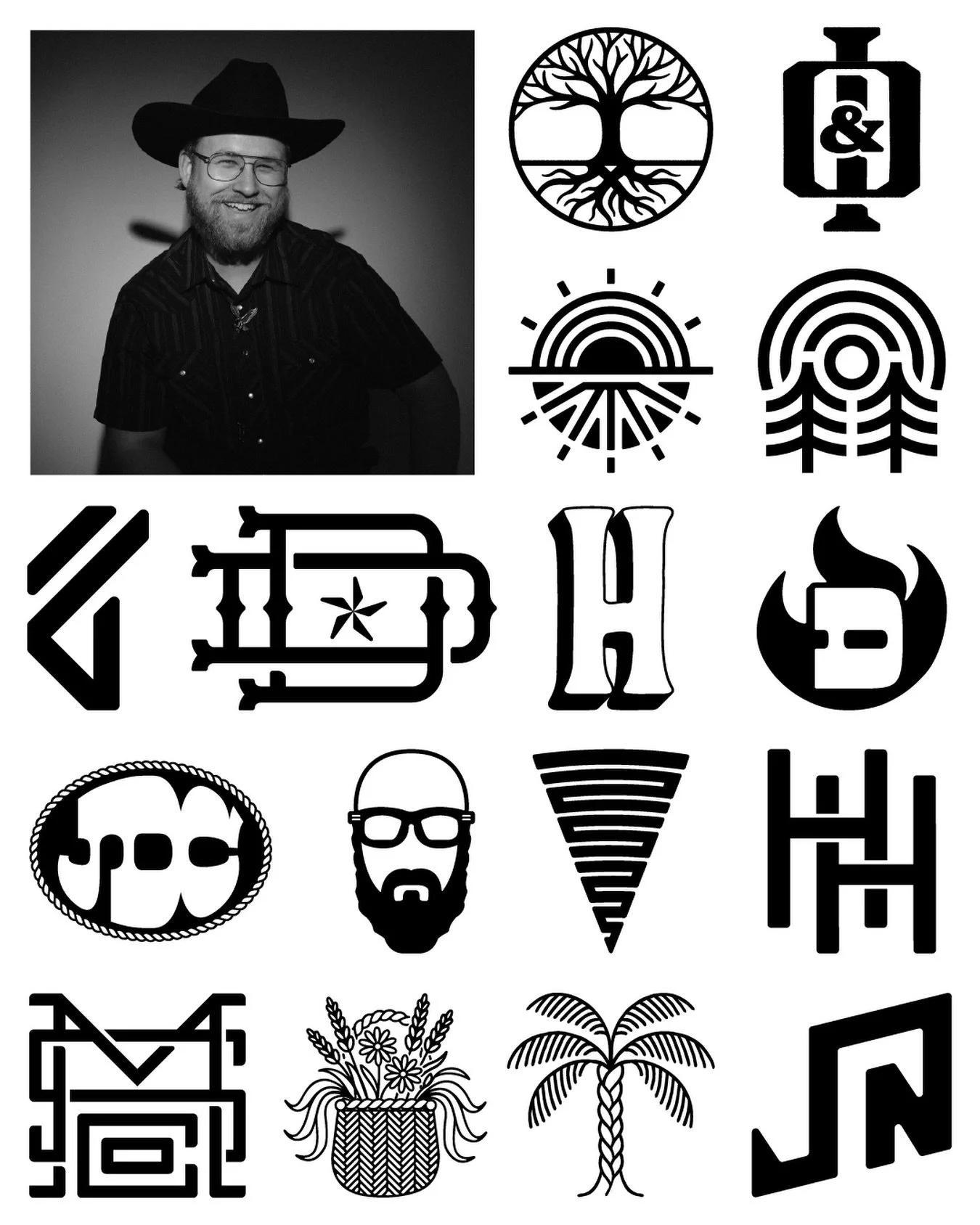 I&rsquo;m late to the party but I couldn&rsquo;t pass up the opportunity to post a collection of brand marks from over the years for @logoarchive and @logoarchive.now!

I&rsquo;m so thankful to be able to serve my clients and develop design solutions