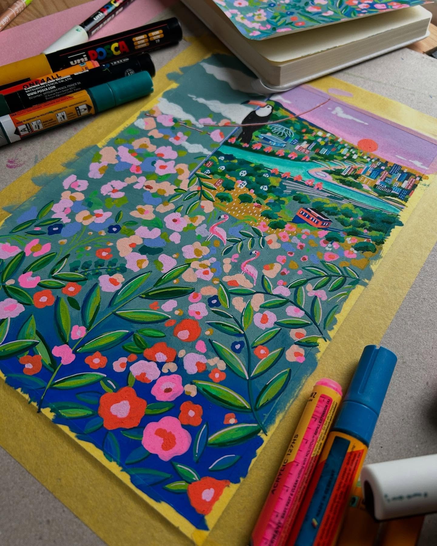 Something exciting coming very soon!
.
.
.
#poster #musicposter #bandposter #gigtour #artwork #pittsburgh #locationdrawing #boldart #illustration #illustrationartists #illustrator #illustragram #colourful #colourfulart #mixedmedia #mixedmediaart #mol