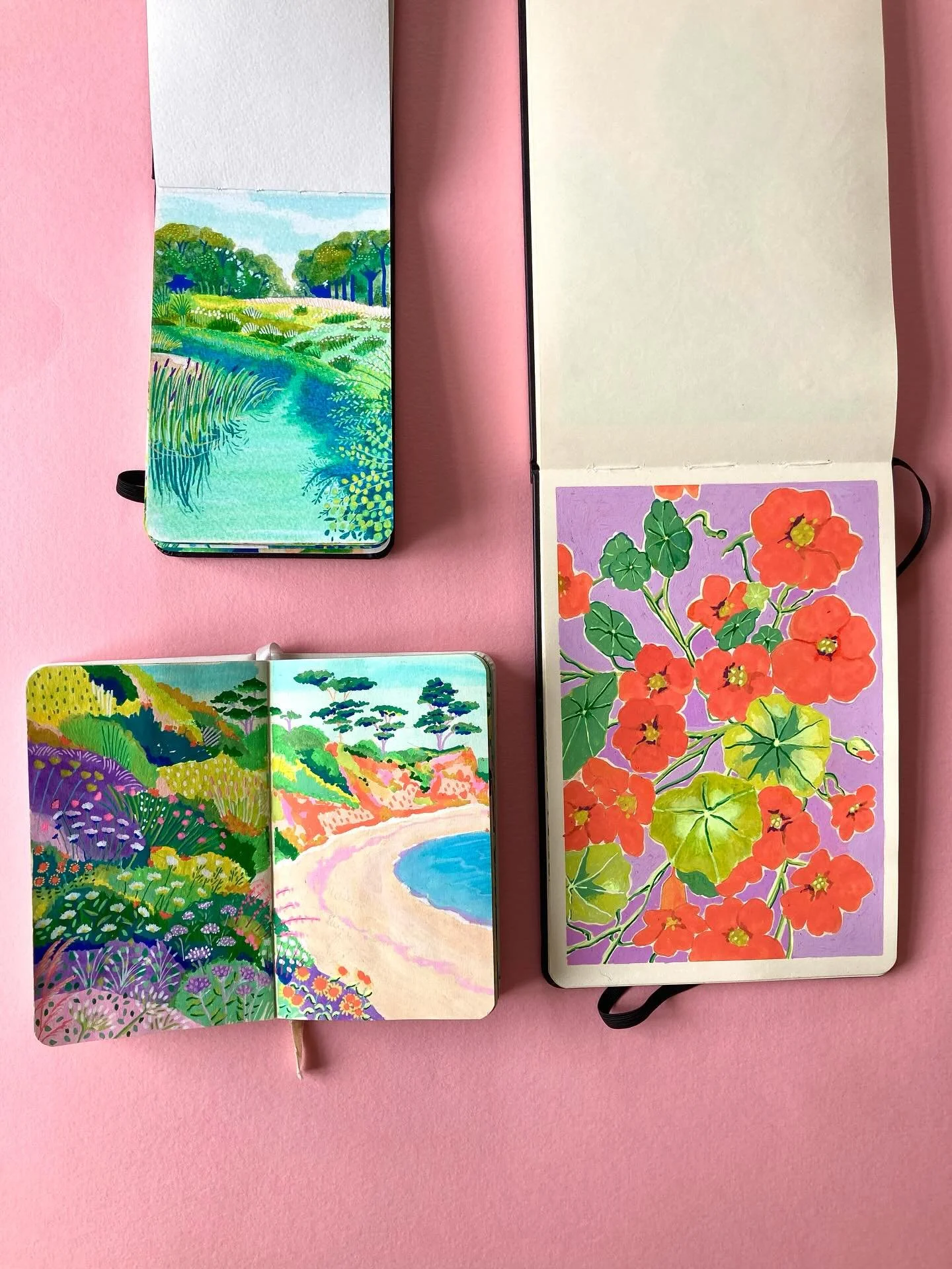 Sketchbook spreads.
.
.
.
#sketchbooks #sketchbookartist #sketchbook #art #artwork #royaltalens #locationdrawing #boldart #illustration #illustrationartists #illustrator #illustragram #colourful #colourfulart #mixedmedia #mixedmediaart #molotow  #col