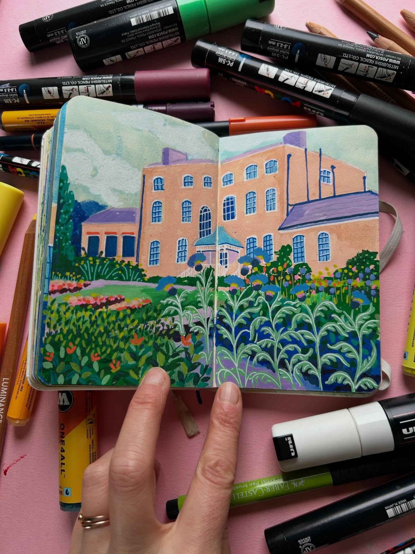 Some sketchbook spreads from my @royaltalens sketchbooks. These are small 14x9cm sketchbooks. I love the tiny profiles. Funnily enough when these illustrations are made into larger Giclee prints these tiny details blow up into more fluid marks. I lov