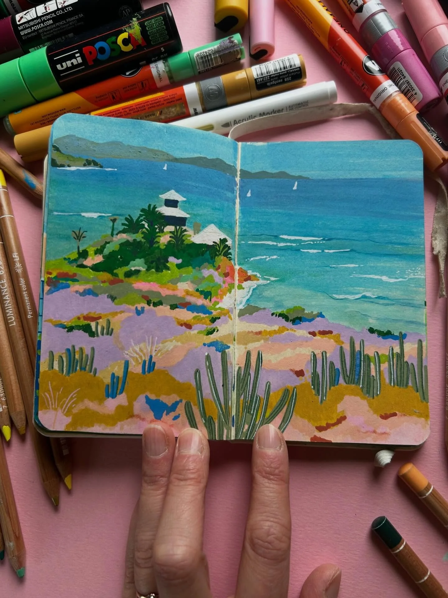 Sketchbook spreads. A collection of my drawings using marker pens and some pencils. 
These are mostly commissions. I love working with brands and individuals so do get in touch if you have something in mind or visit my website www.alicebrisland.com
#