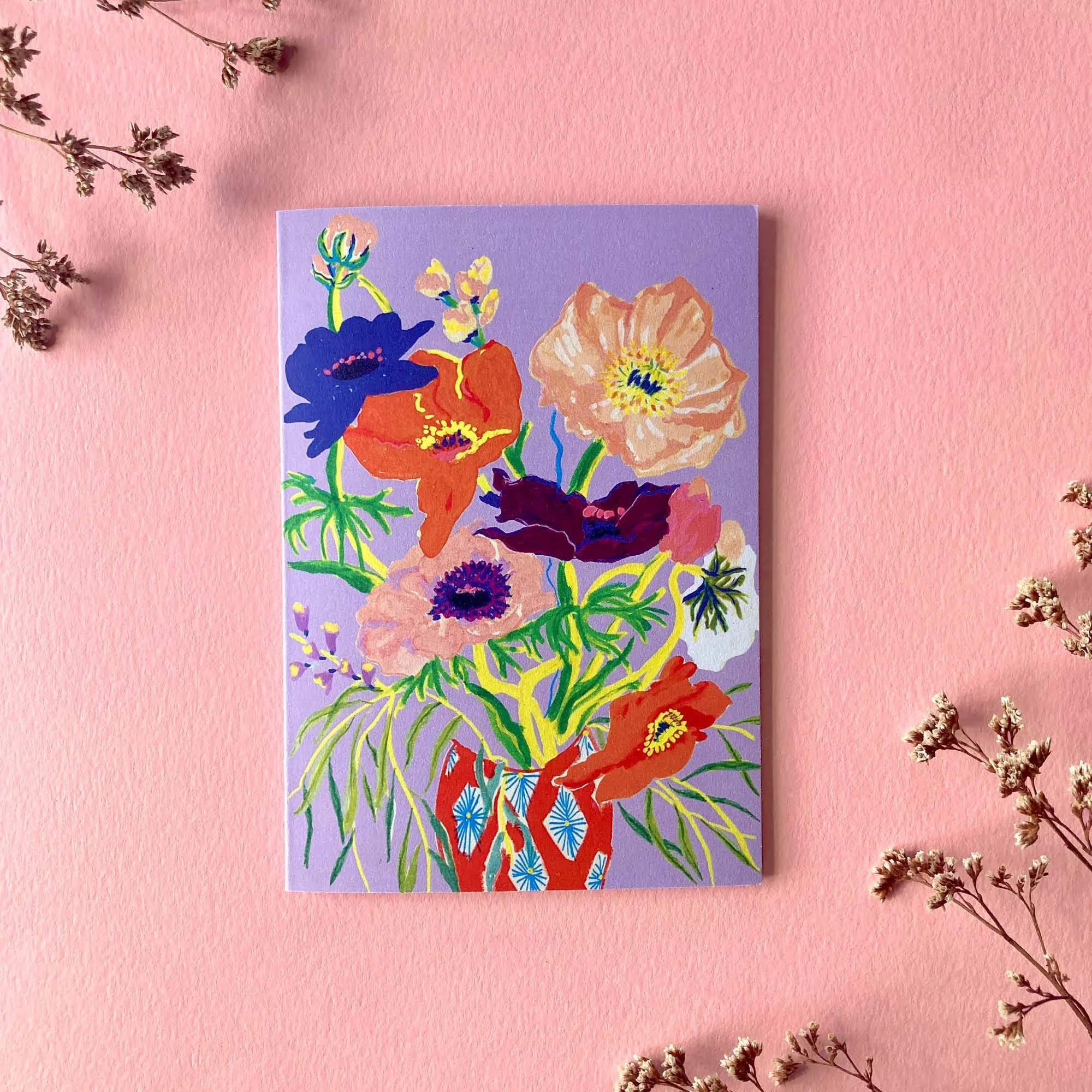 Anemone Greeting Card