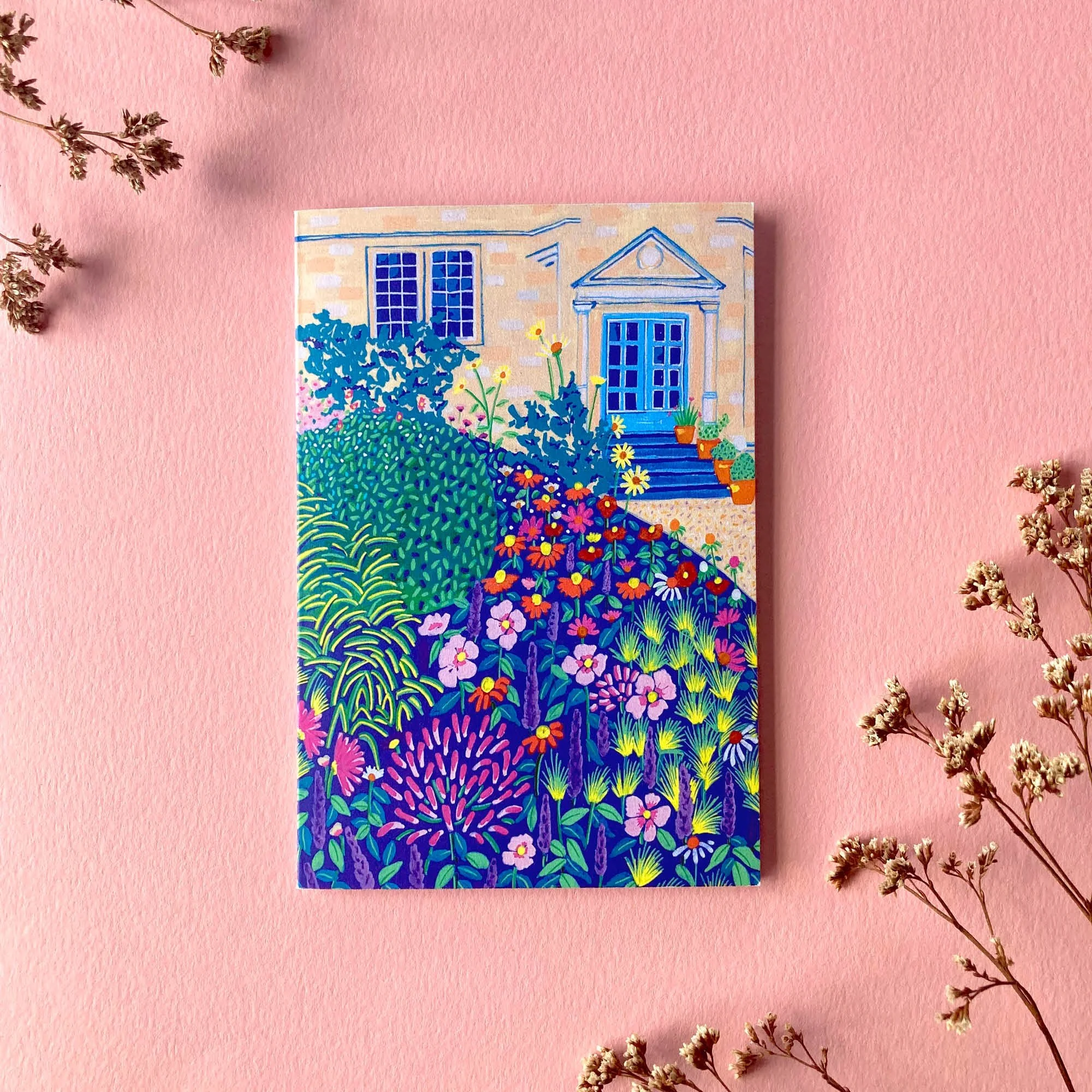 Flowers in Newark Park Greeting card