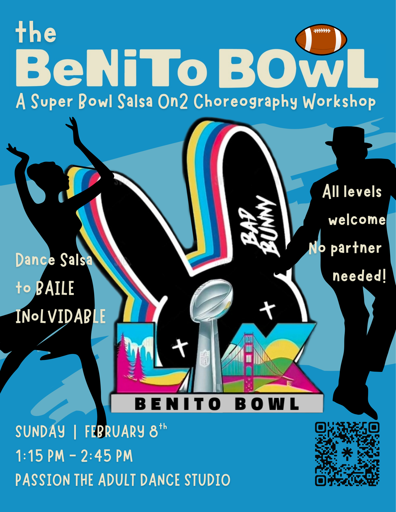The Benito Bowl: A Pop-Up Salsa Workshop Inspired by Bad Bunny's Halftime Moment