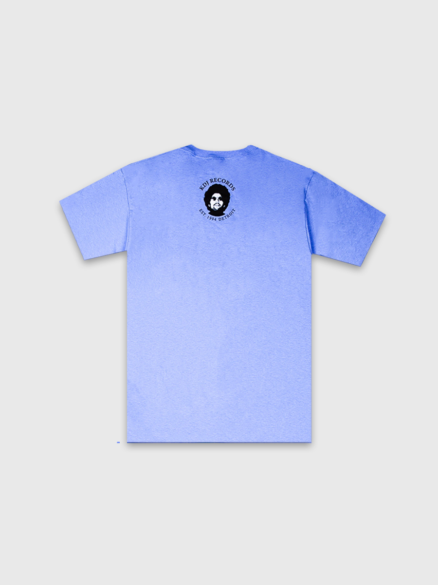 BLUE KDJ RECORDS T-SHIRT