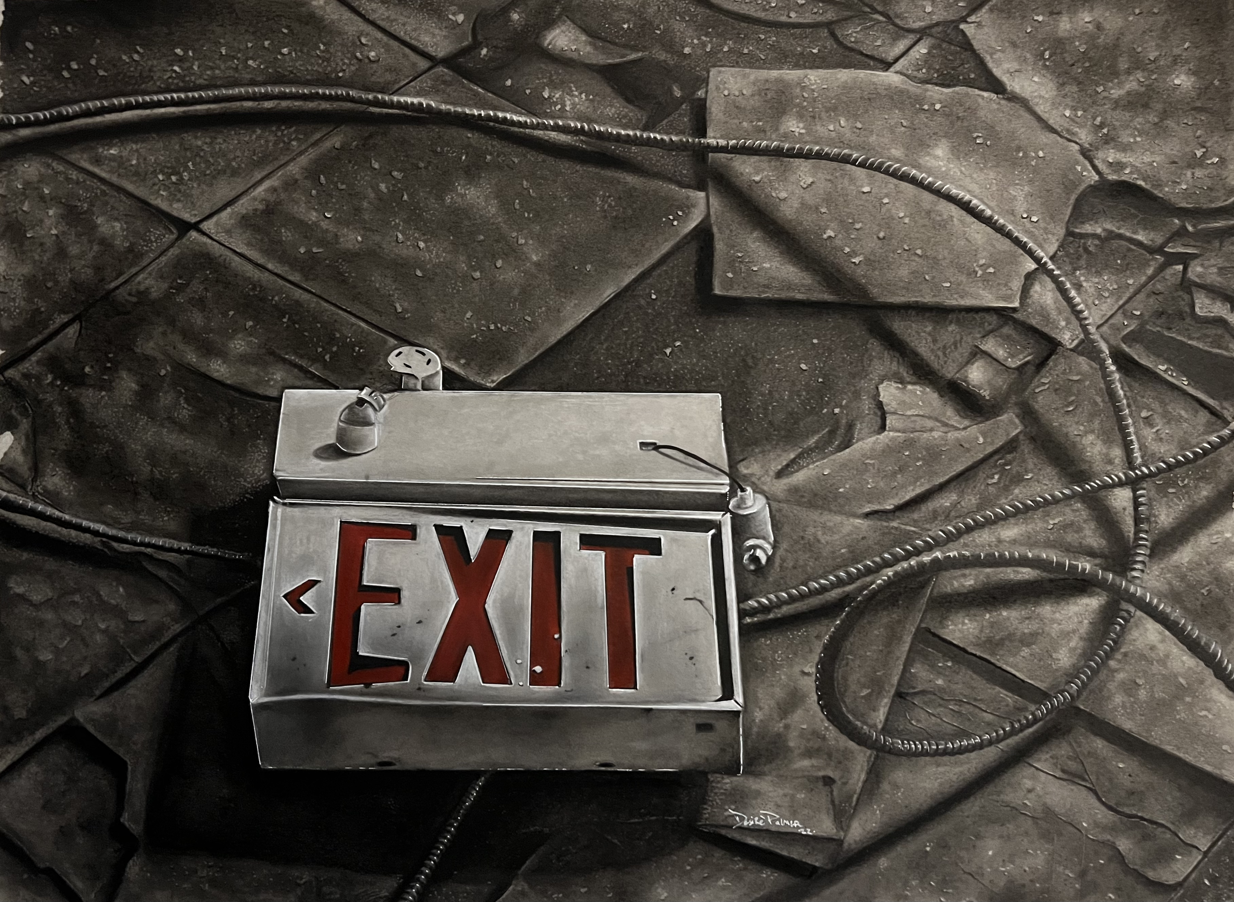 EXIT destruction 18x24 •2022•