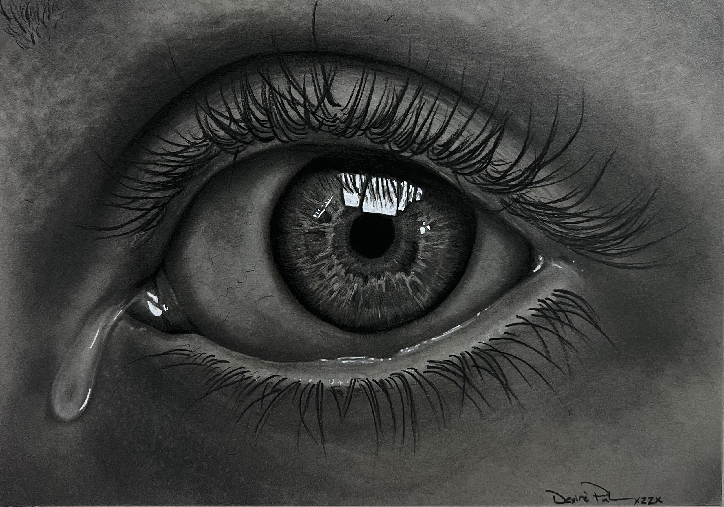 Crying Eye 9x12 •2022•