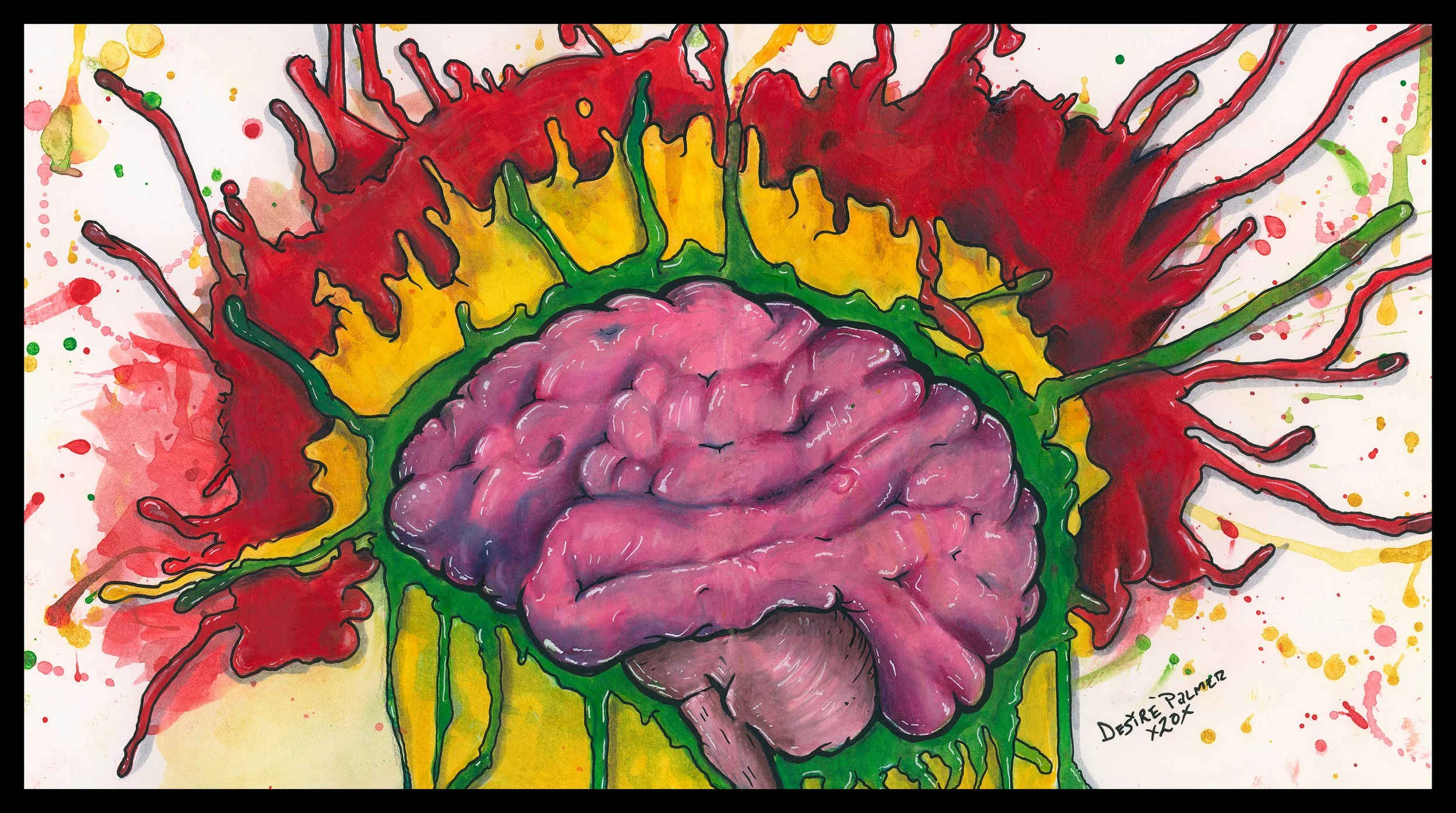 Rasta Brain 11x14  •2020• 