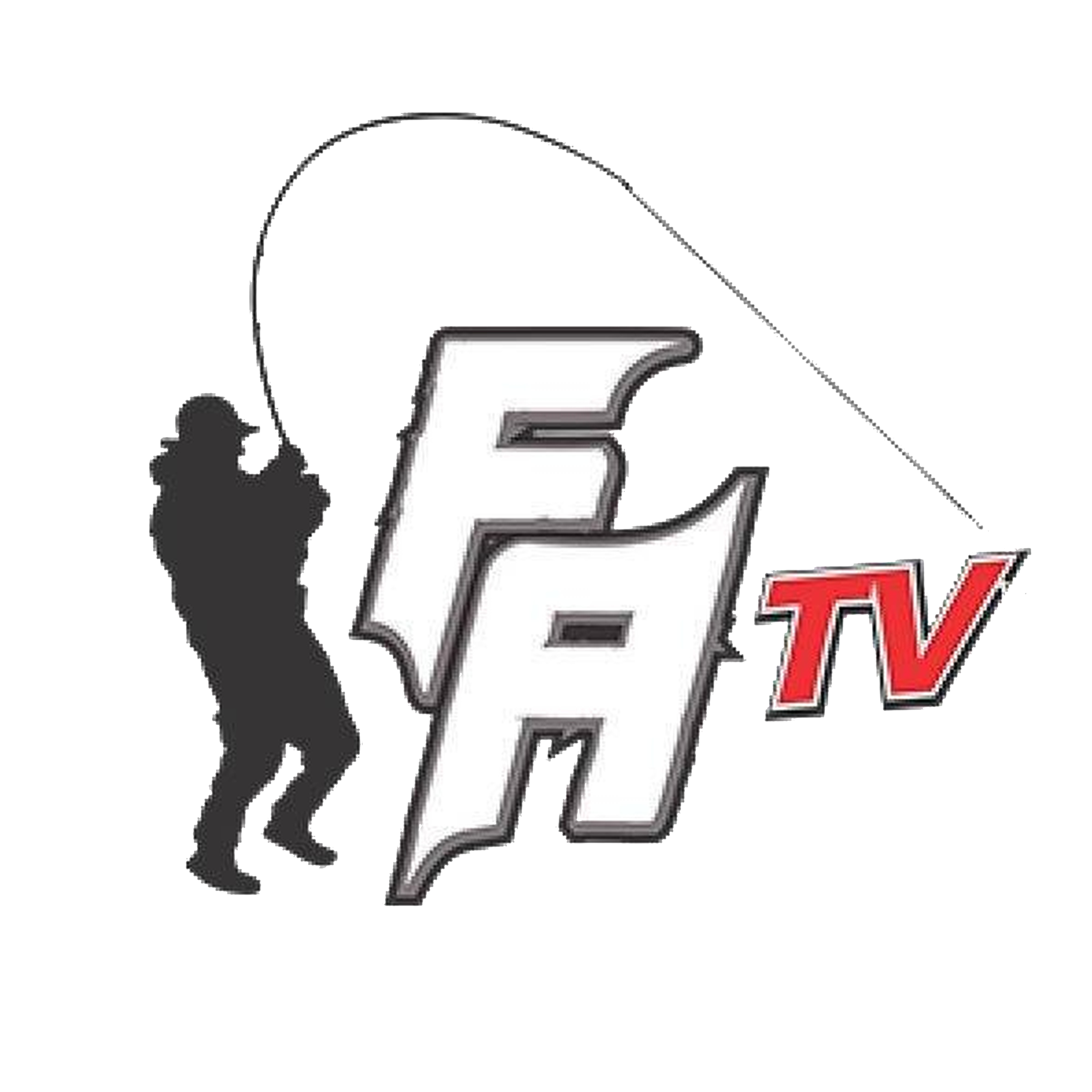 Logo for F-6 TV featuring a silhouette of a person in a hat holding a camera, with large stylized text 'F-6' and smaller red text 'TV'.