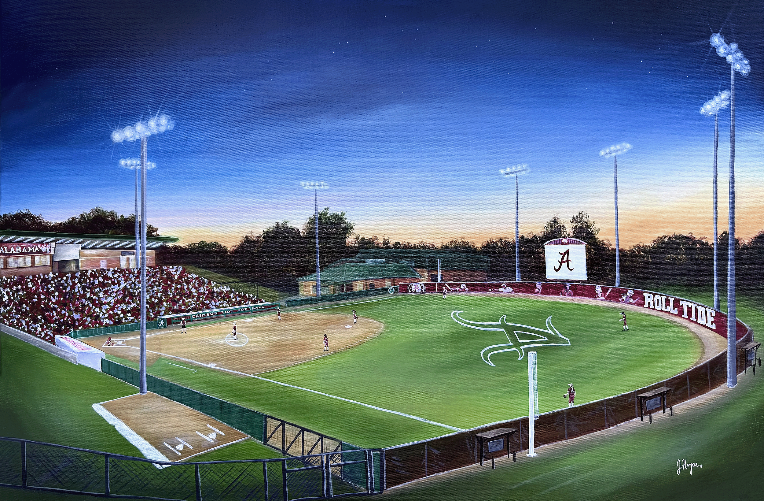 Party at Rhoads - Canvas Print