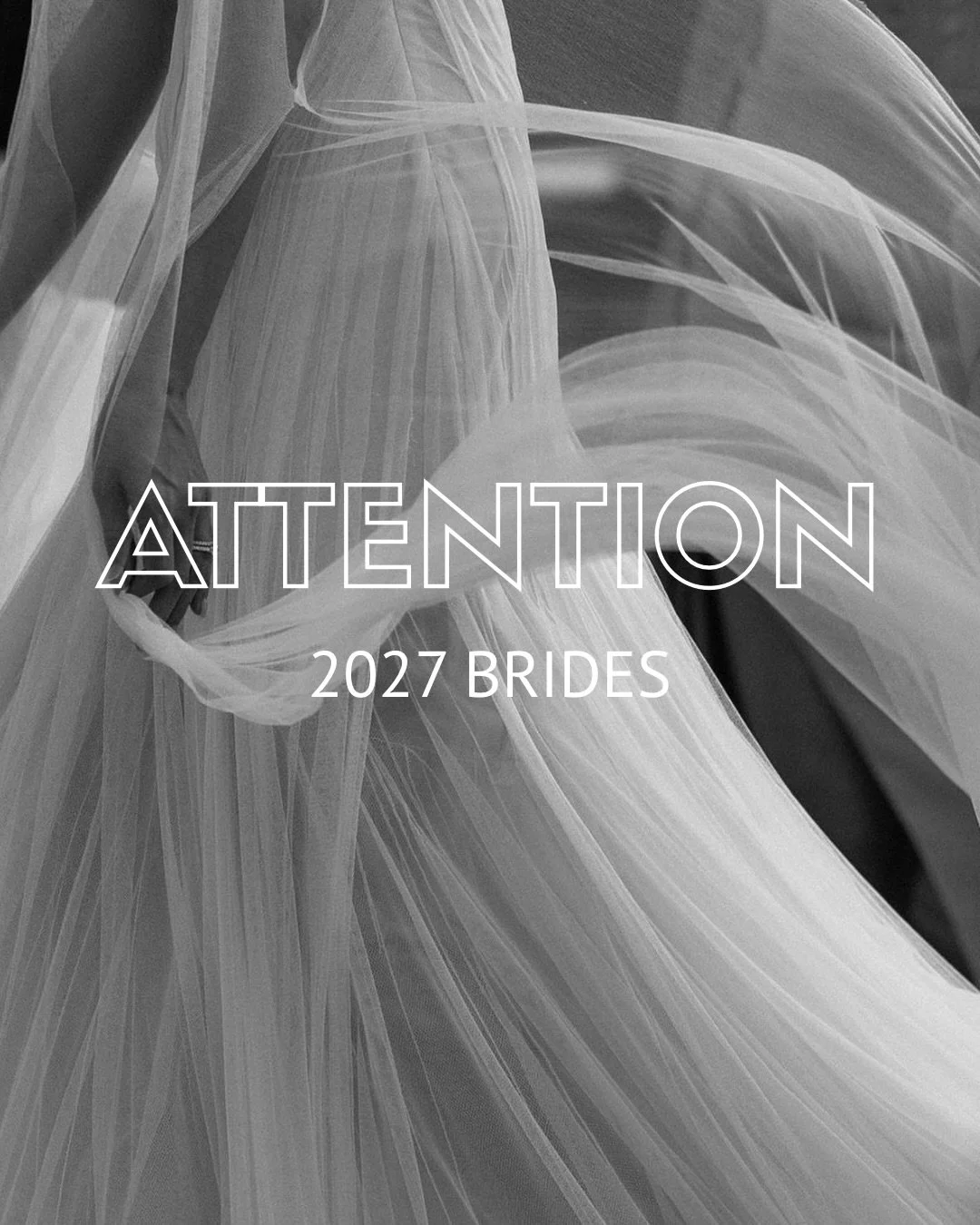 calling all 2027 brides 🤍
if you&rsquo;re getting married next year, now is the ideal time to start shopping! 

send this to a bride you know who&rsquo;s in the planning stages of their wedding!