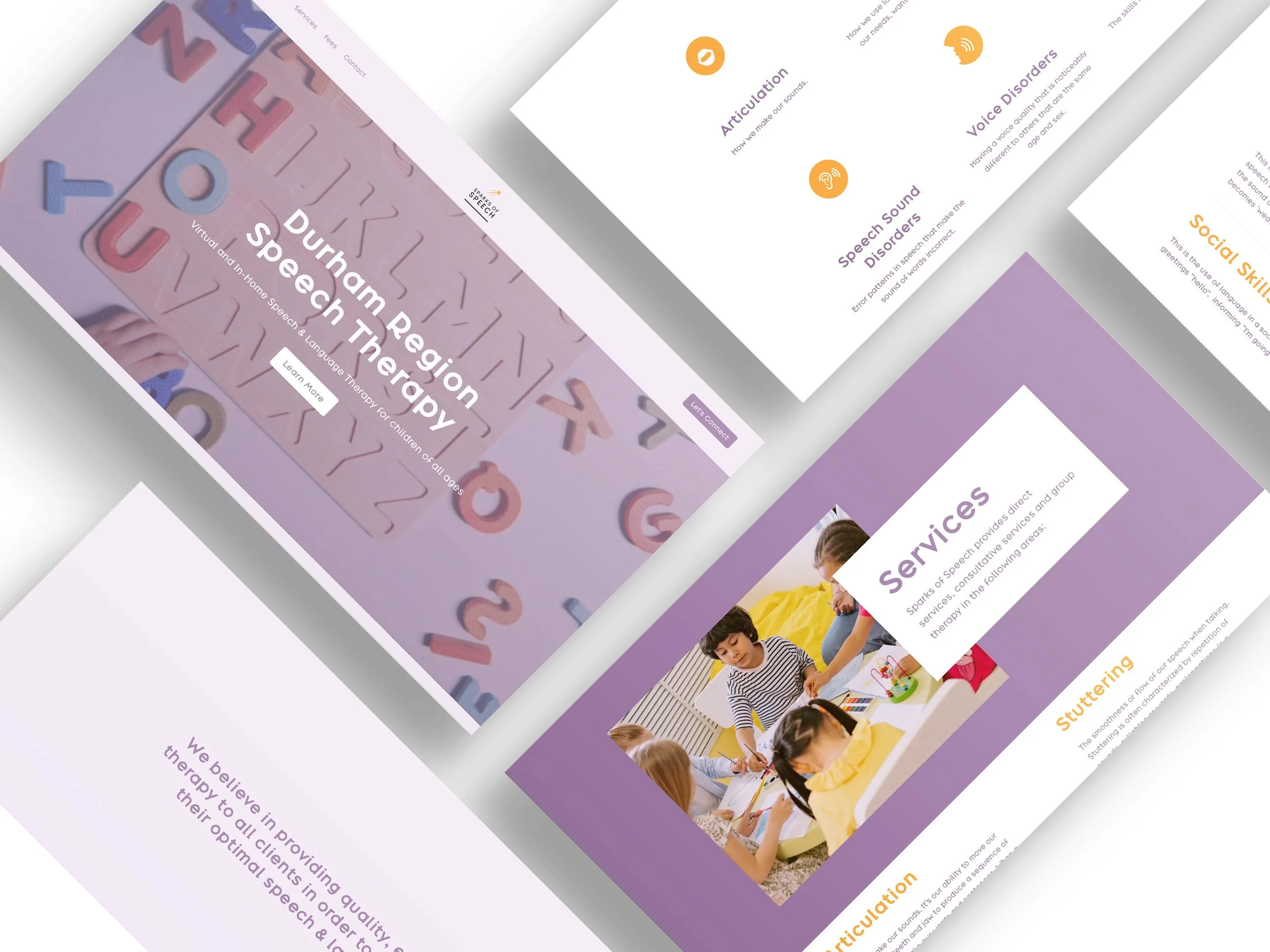 Sparks of Speech, Website