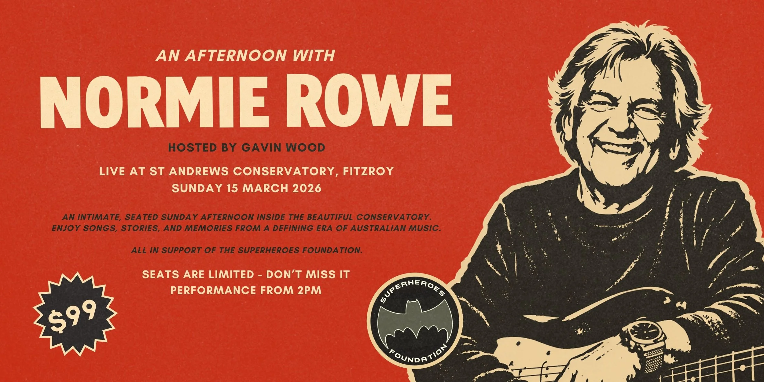 An Afternoon with Normie Rowe