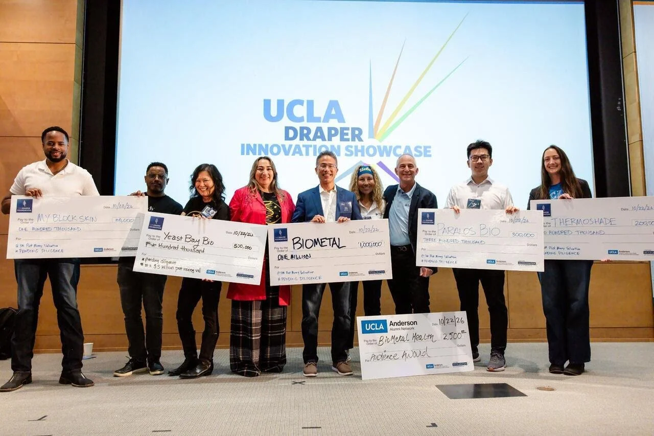 Congrats to Yeast Bay Bio (Nazzy &amp; Lisa!) on winning a $500K investment by taking 2nd at the UCLA Draper Innovation Showcase