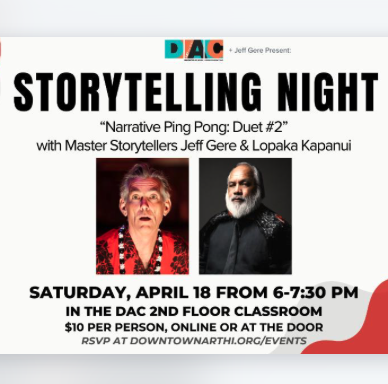 Jeff Gere and Lopaka Kapanui at the DAC!