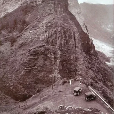 haunted hawaii 1912 pali lookout before tunnels