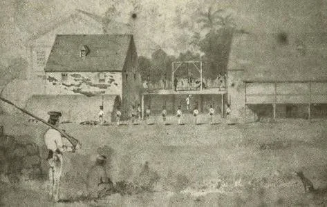 oahu ghost tours painted of fort kekuanohu and gallows by burgess