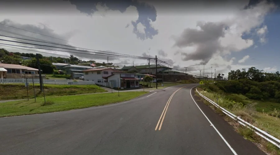 Former location of haunted Honoka'a jailhouse on Hawaii Big Island