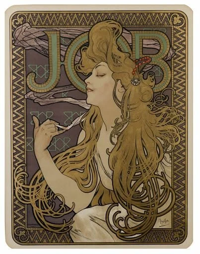 Mucha, Alphonse. Job. 1896.