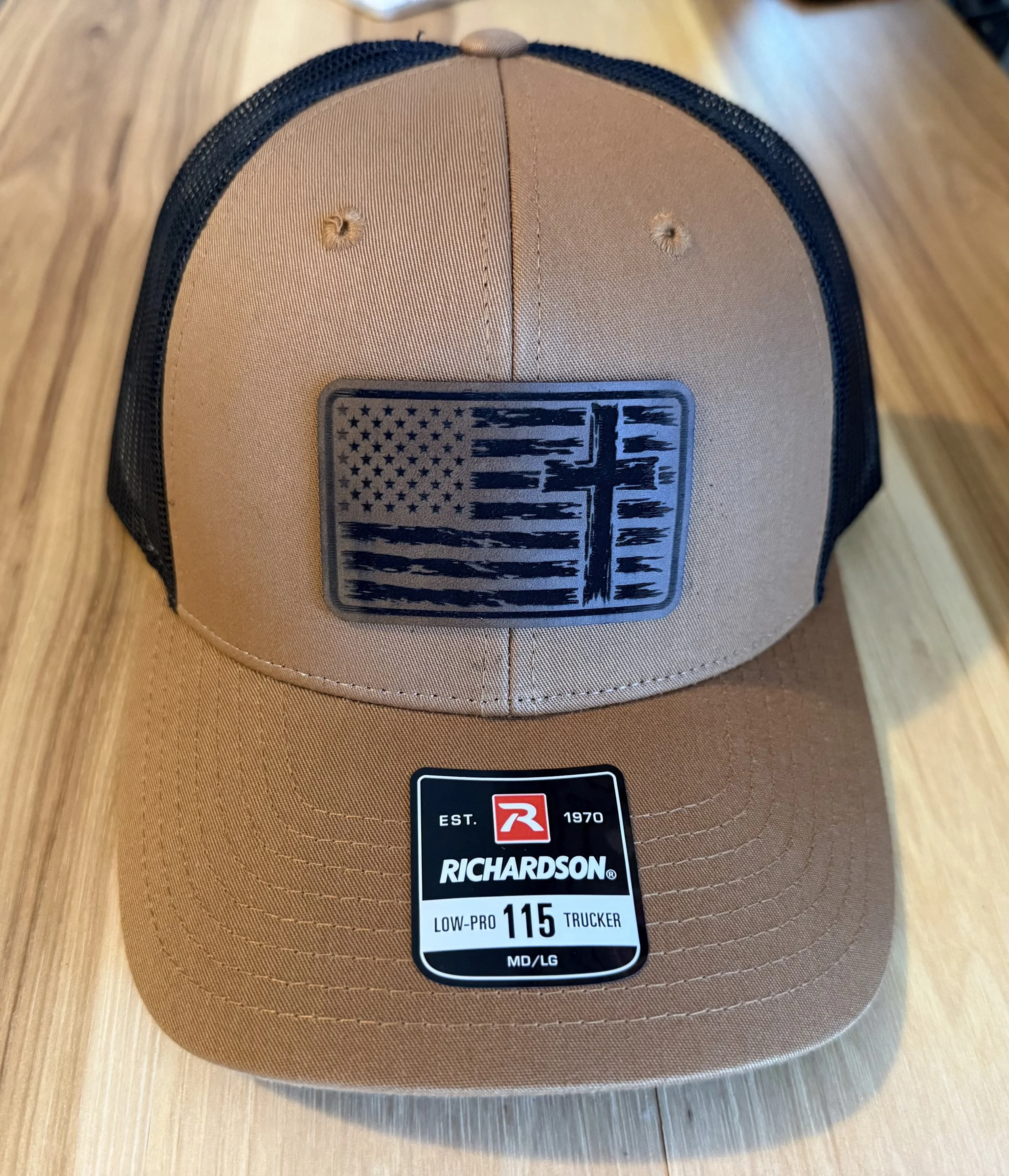American Flag Cross Hat