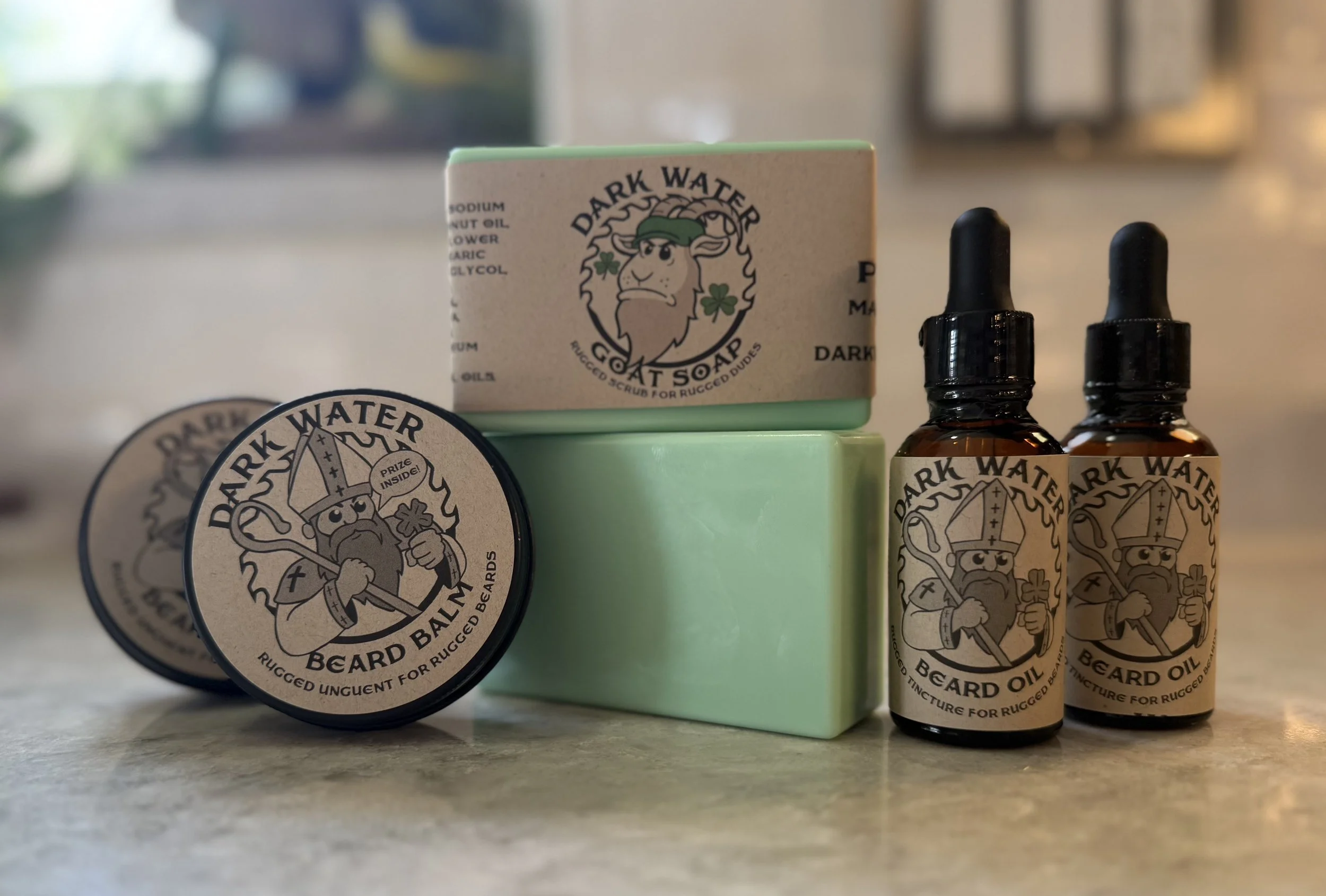 Saint Patrick Starter Kit - Balm, Oil, GOAT SOAP